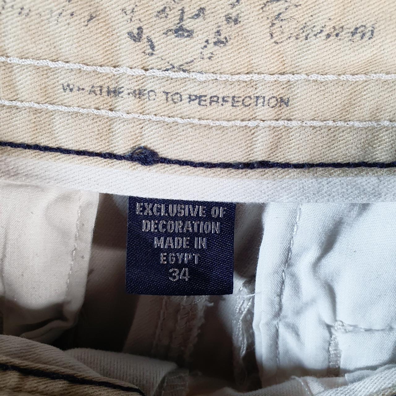 Vintage Dockers Chino Shorts Jorts Cargo Men’s W34 Beige Baggy Cotton A4418