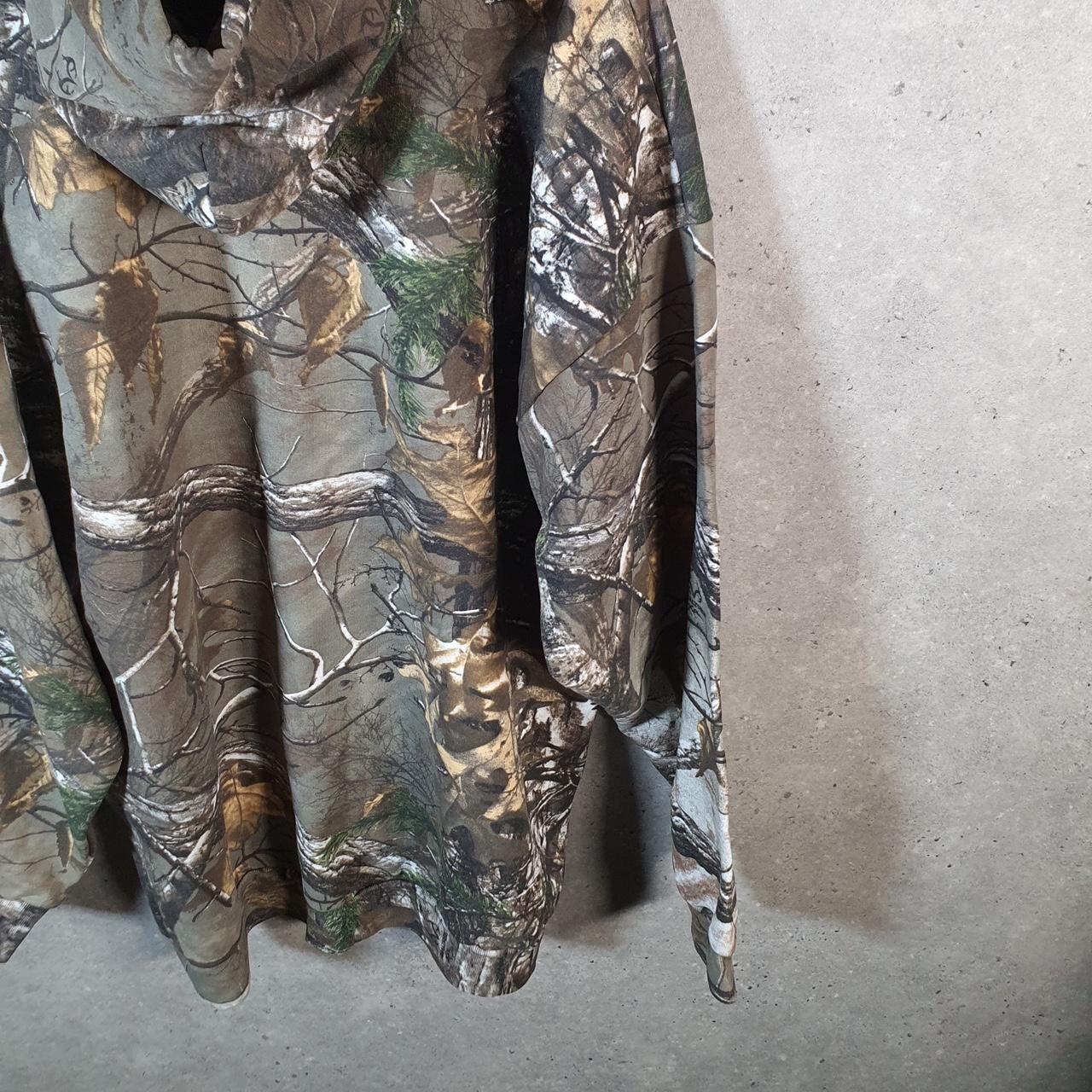Vintage Russell Outdoors RealTree Camouflage Hoodie Men’s 3XL Brown Huntings