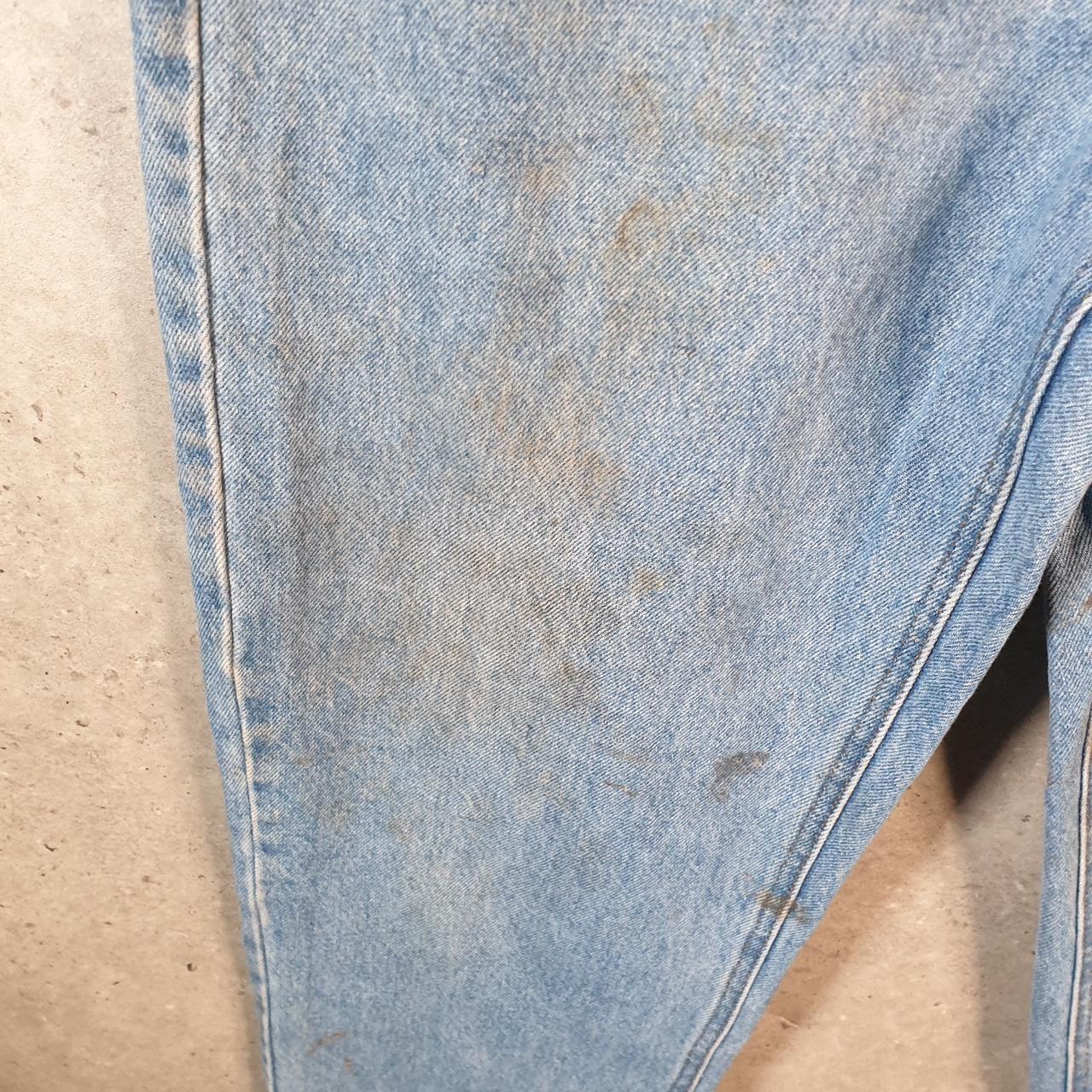 Vintage Carhartt Workwear Carpenter Jeans Mens W34 L32 Blue Denim Relaxed Fit USA