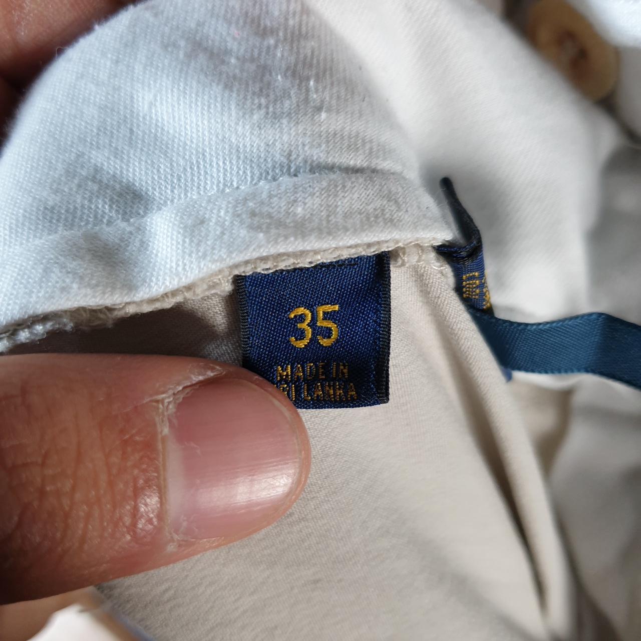 Vintage Ralph Lauren Polo Shorts Jorts Chino Cargo Men’s W35 Brown Baggy Cotton