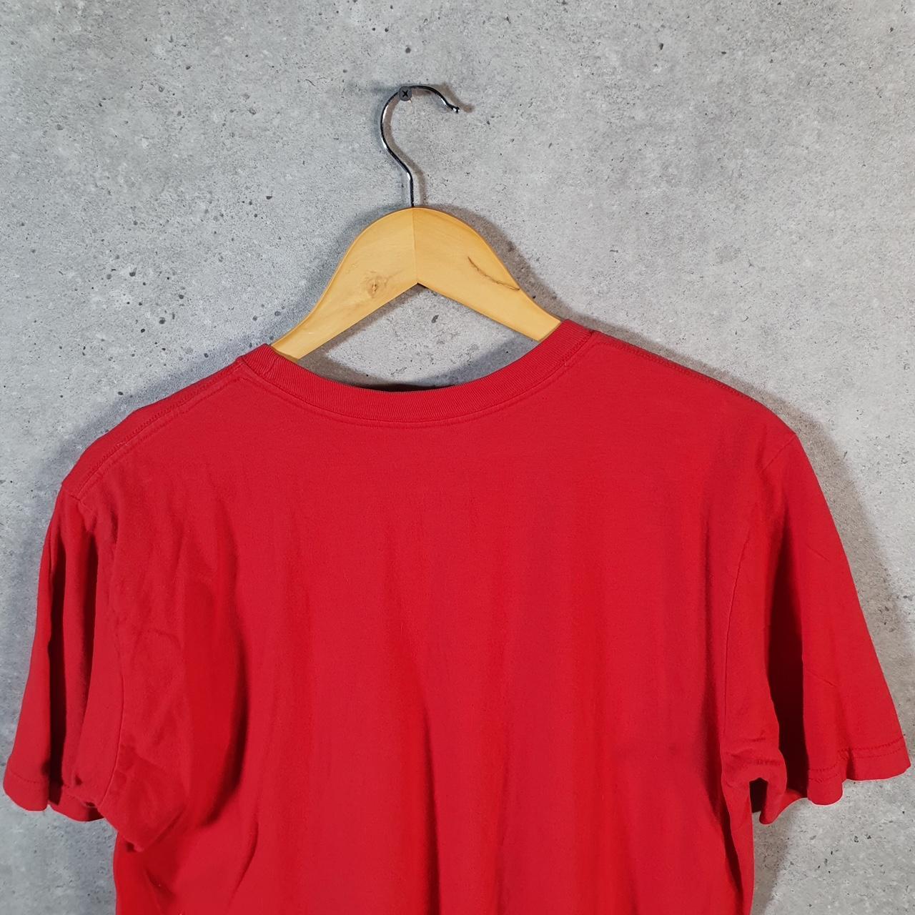 Vintage Nike Just Do It T Shirt Men’s Large Red Printed Single Swoosh Logo Athletic Big Fish Vintage