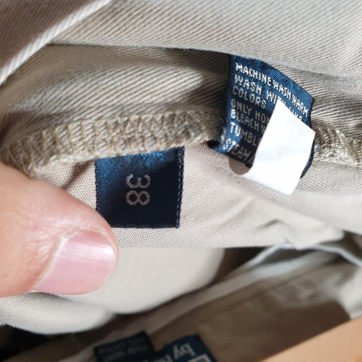 Vintage Ralph Lauren Polo Shorts Jorts Chino Cargo Men’s W38 Brown Baggy Cotton A4601