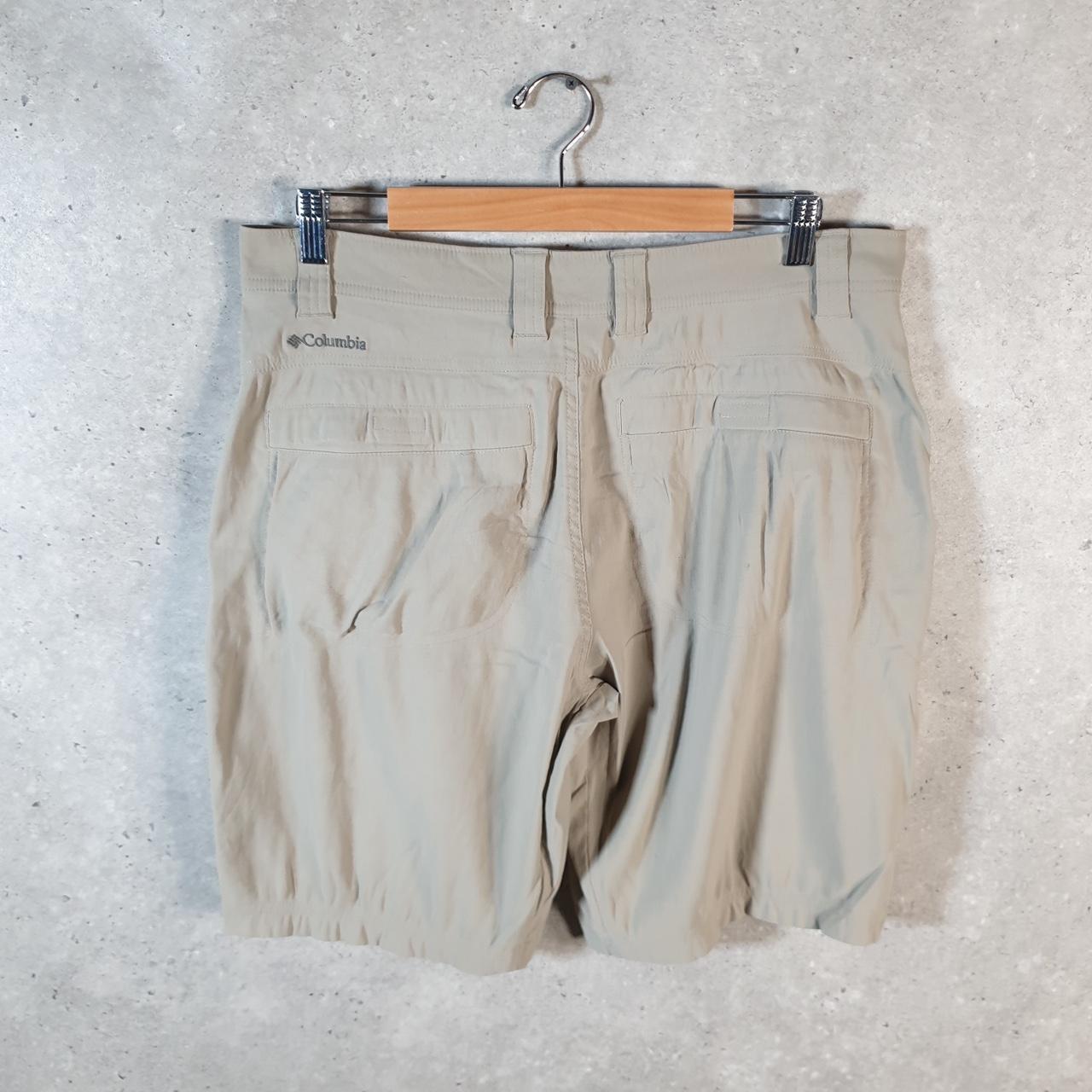 Vintage Columbia Omni Shield Shorts Jorts Cargo Men’s W34 Brown Athletic Hiking Baggy