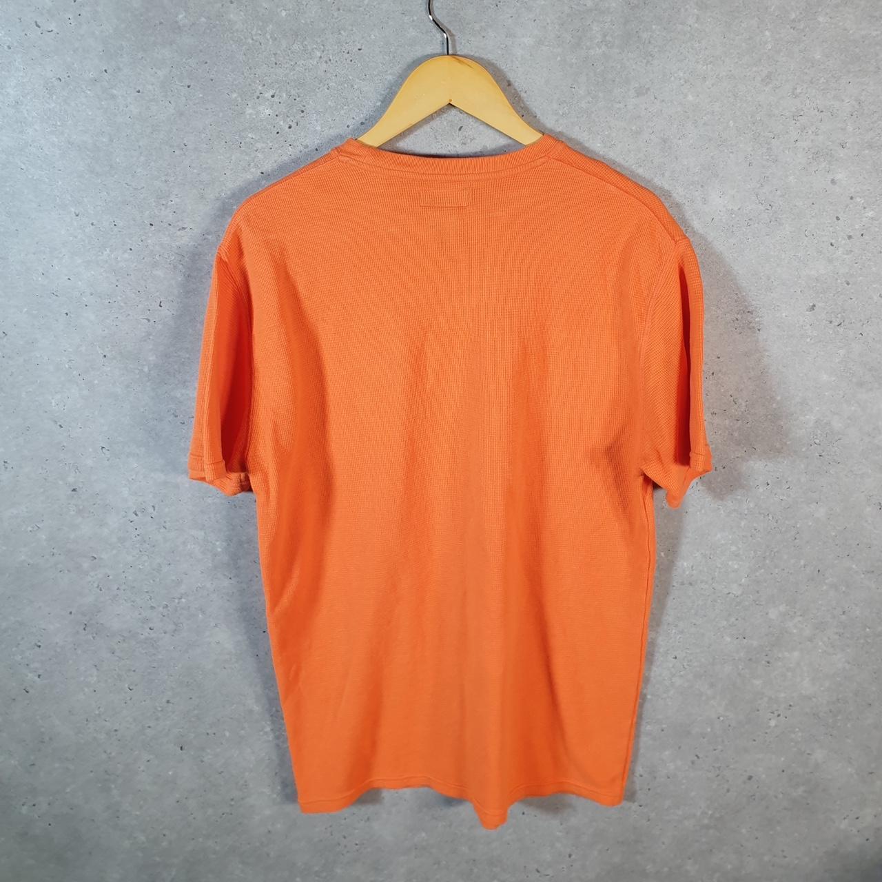 Vintage Ralph Lauren Polo T Shirt Men’s Large Orange Embroidered Classic Fit Pony C9154