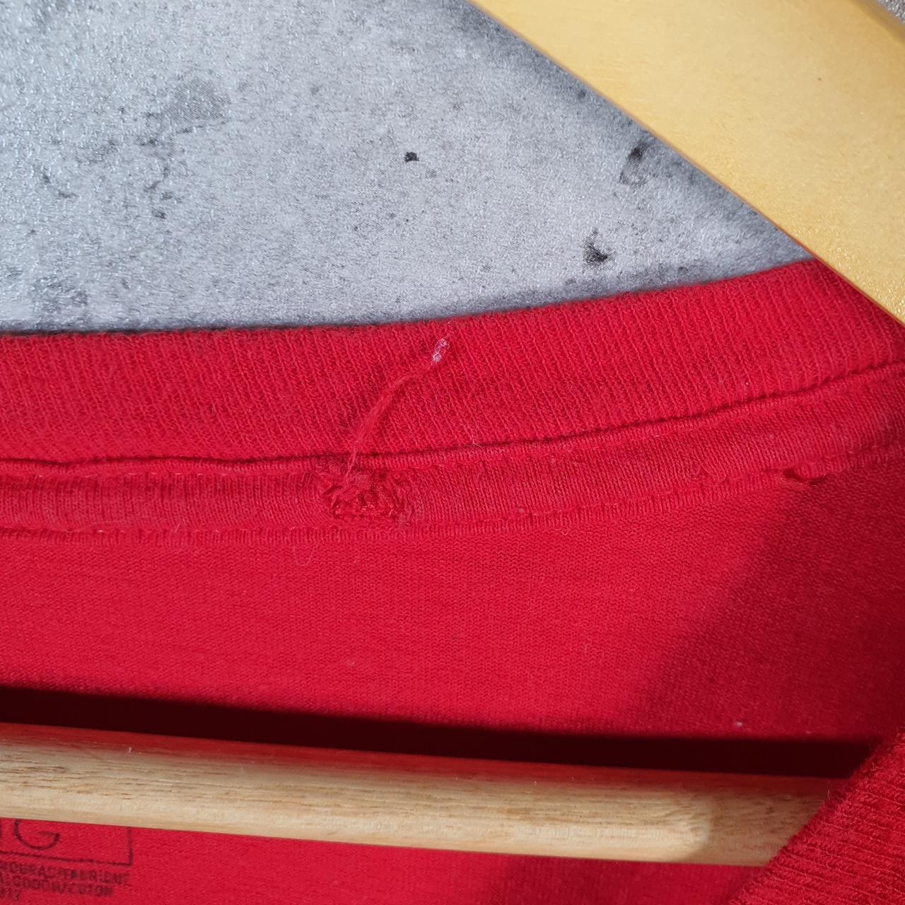 Vintage Adidas Go To Tee T Shirt Men’s 2XL Red Three Stripes Logo Athletic