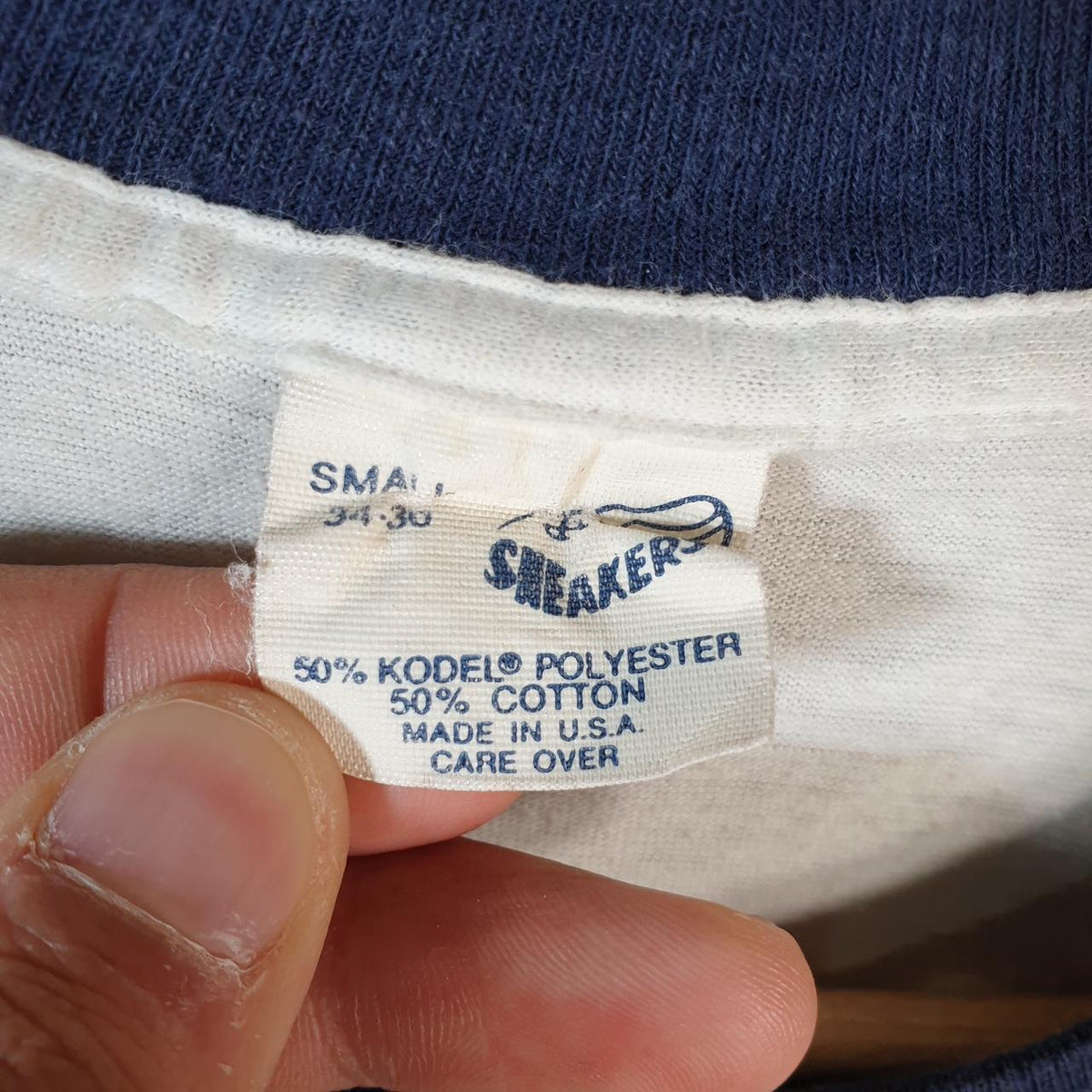 Vintage Viking Classic Berry College Redmond Park 1982 Single Stitch T Shirt Men’s Small White