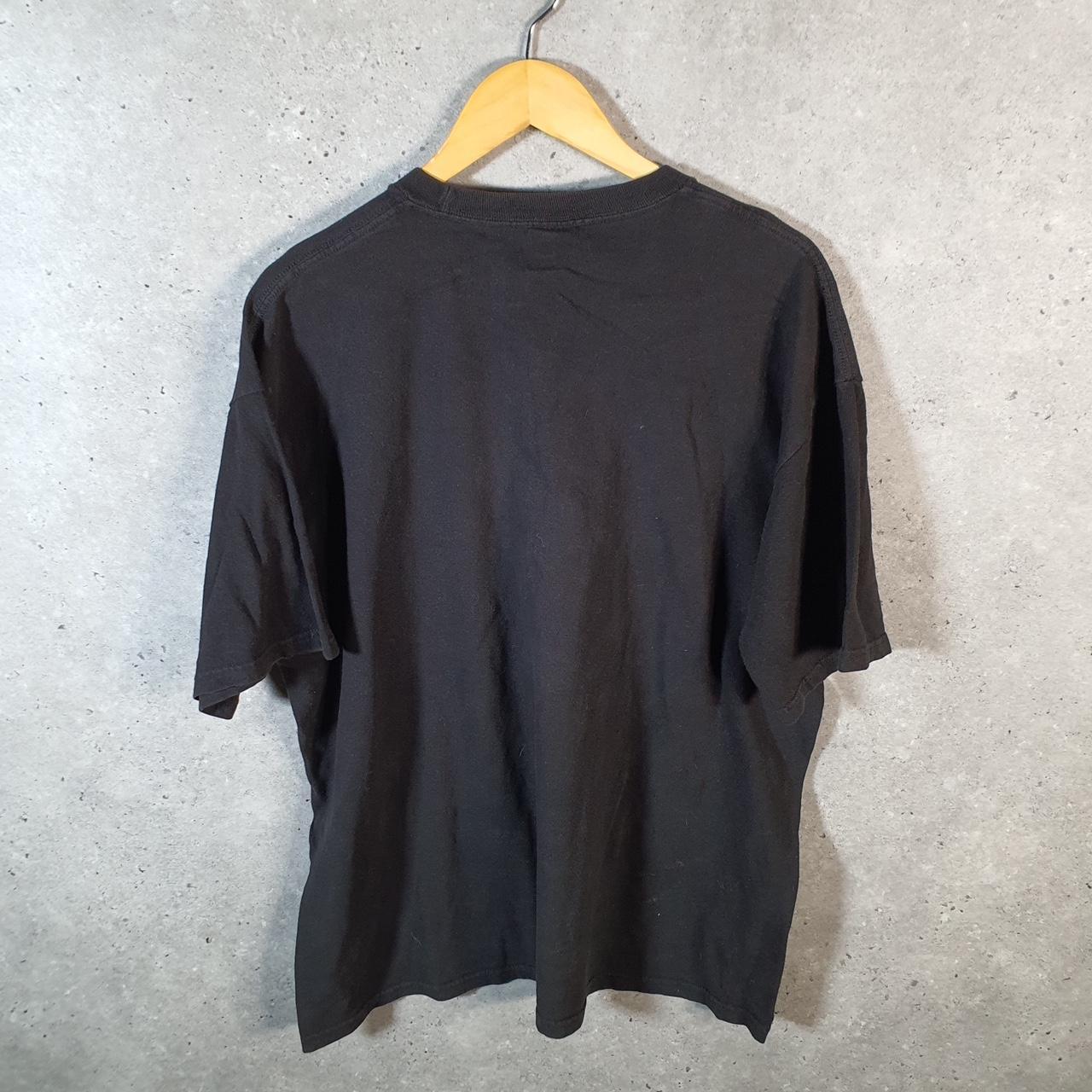 Vintage Stussy Spellout Printed T Shirt Men’s XL Black Graphic Short Sleeve