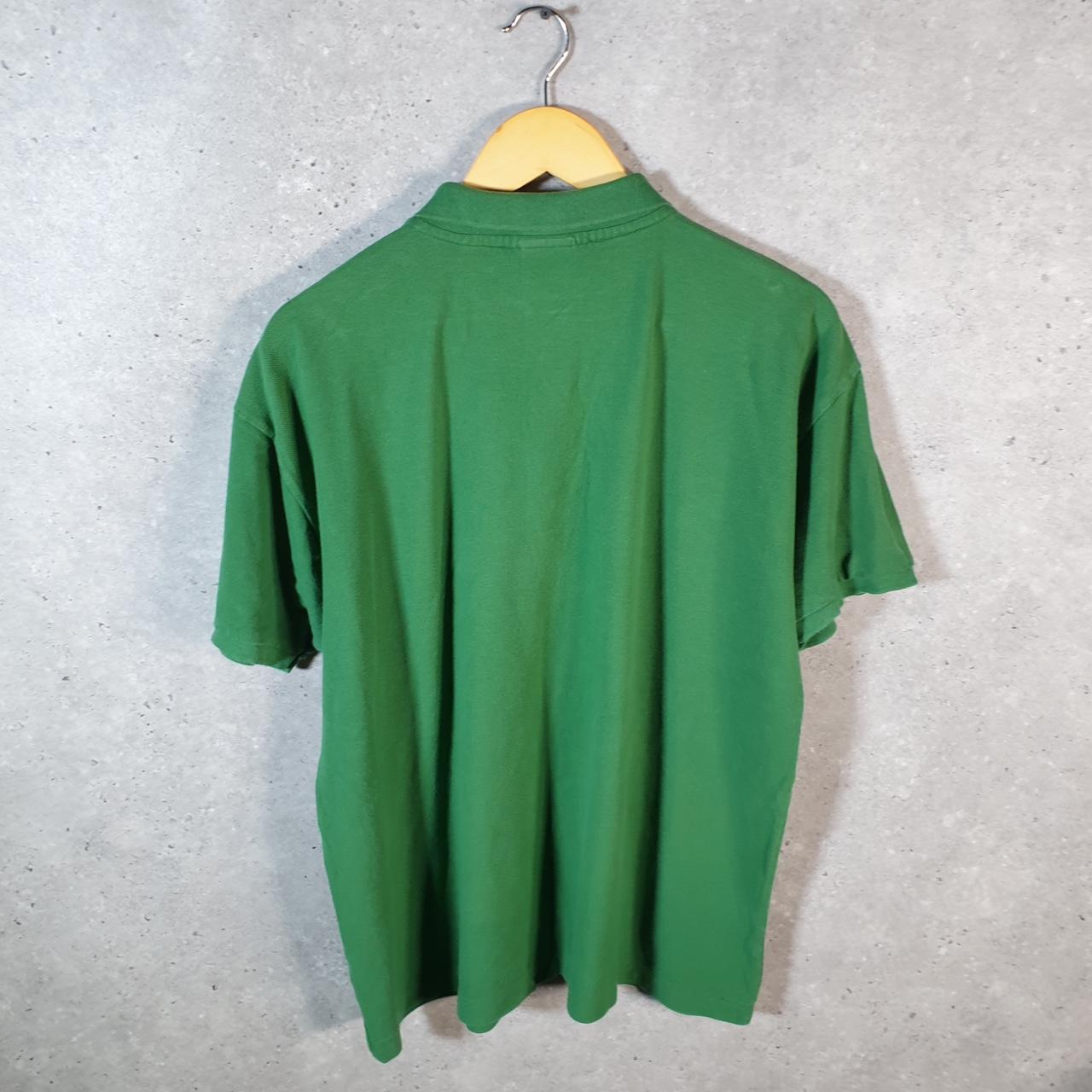 Vintage Lacoste Polo Shirt Men’s Medium Green Classic Fit Embroidered Logo