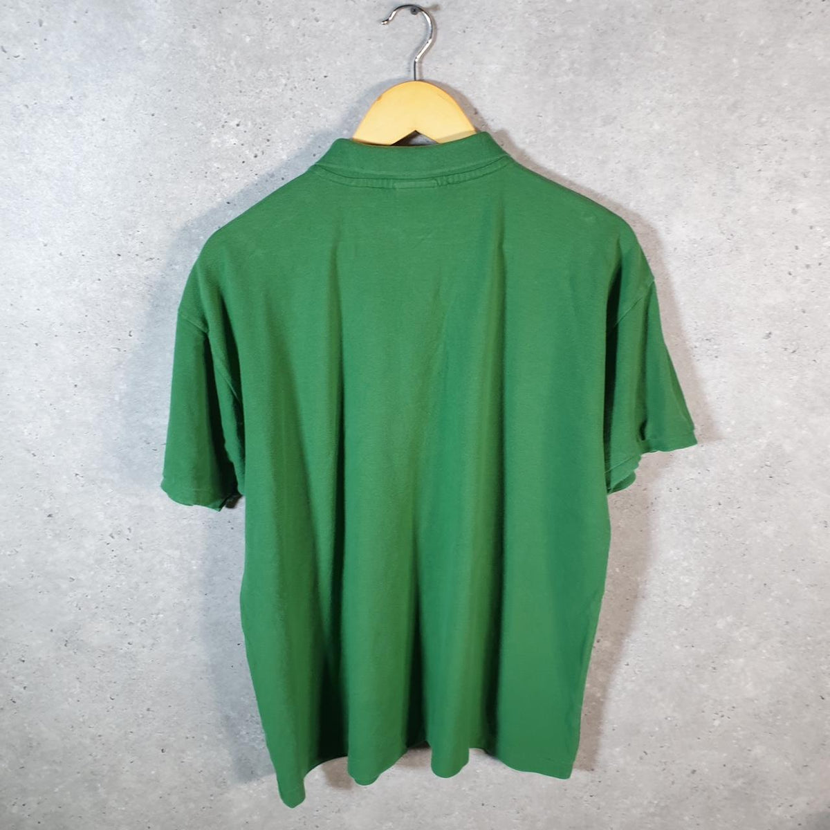 Vintage Lacoste Polo Shirt Men’s Medium Green Classic Fit Embroidered Logo