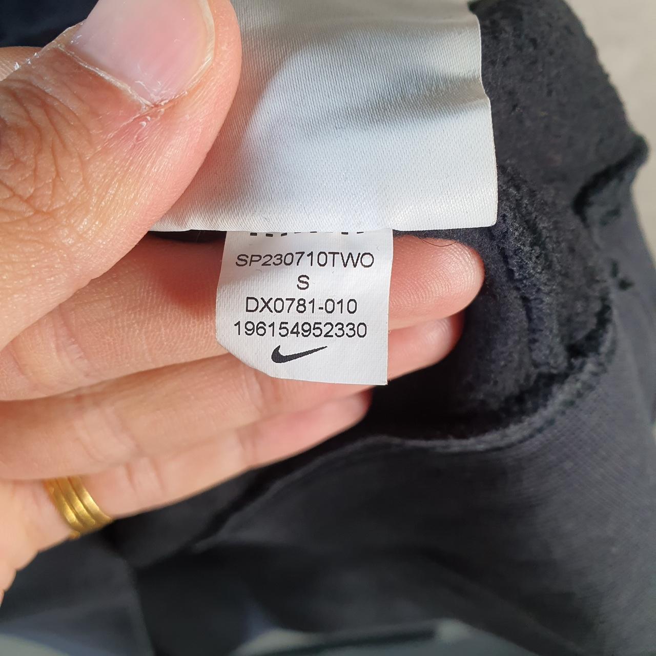 Vintage Nike Club Spellout Hoodie Men’s Small Black Swoosh Y2K Pullover