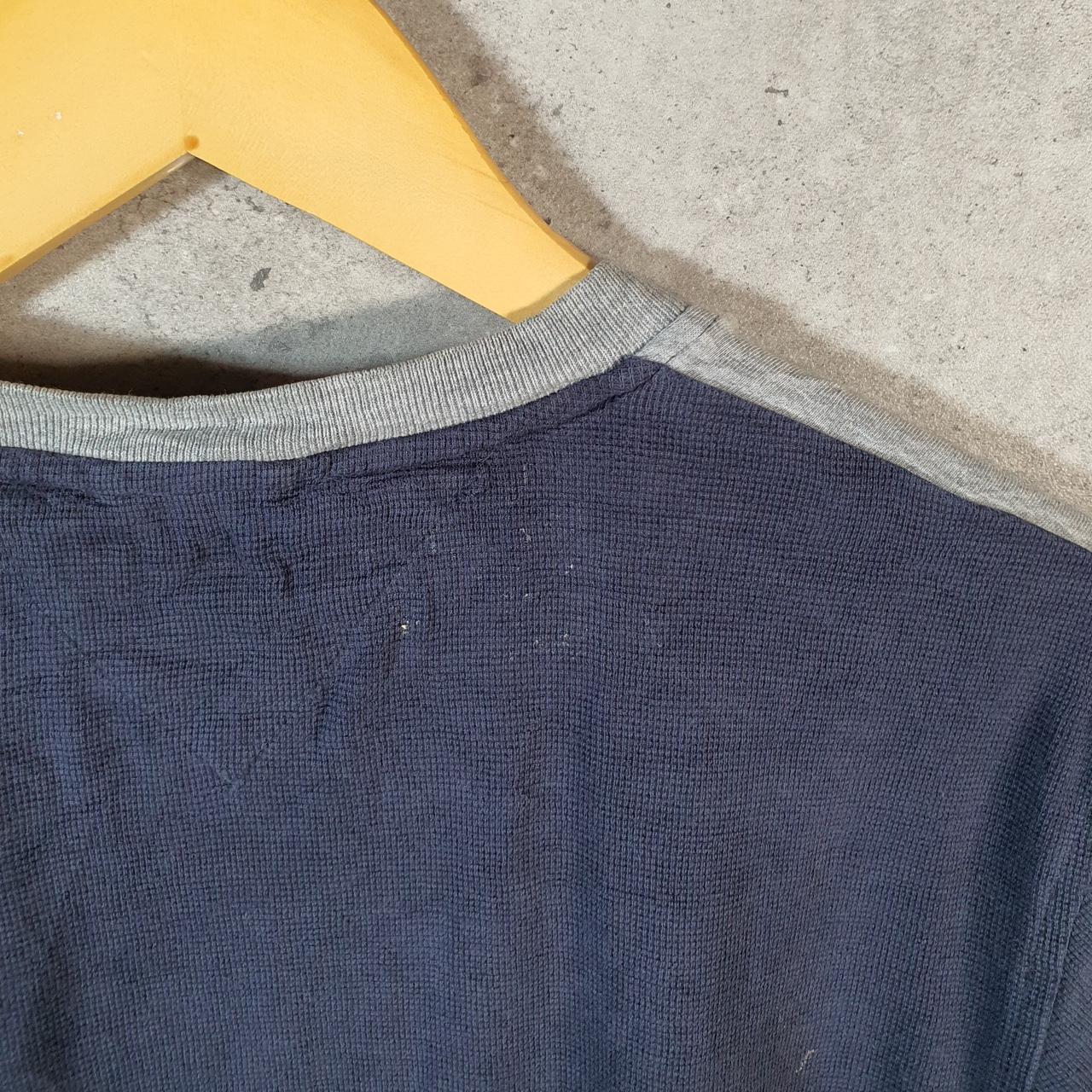 Vintage Tommy Hilfiger T Shirt Men’s Medium Navy Blue Classic Fit Embroidered Logo