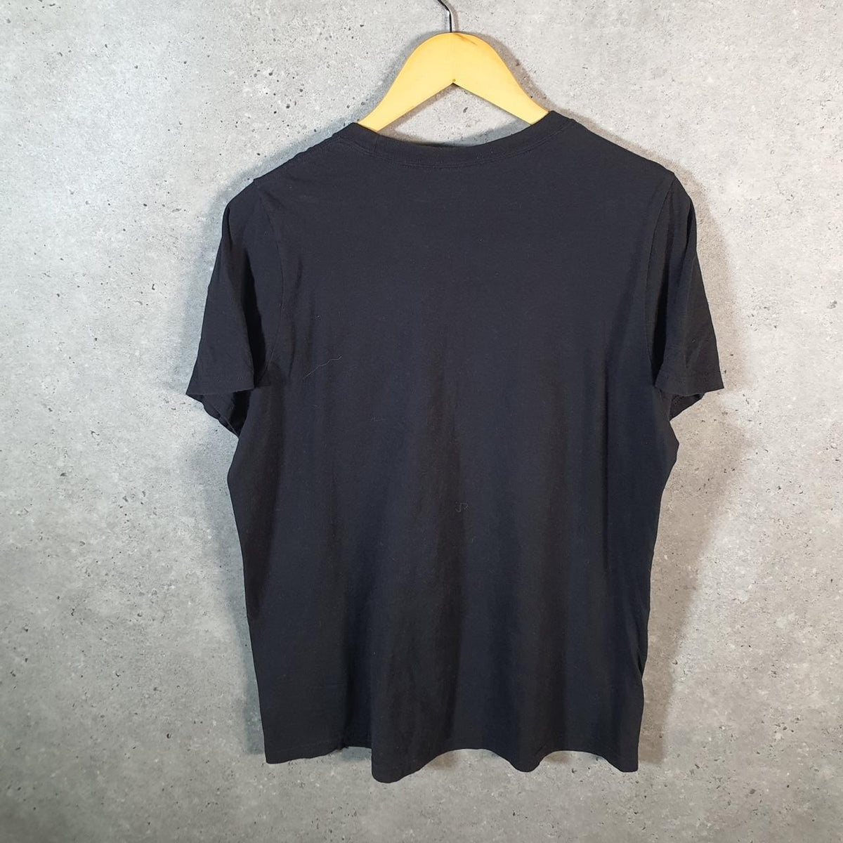 Vintage Adidas Amplifier T Shirt Shirt Men’s Medium Black Three Stripes Logo Athletic C9730