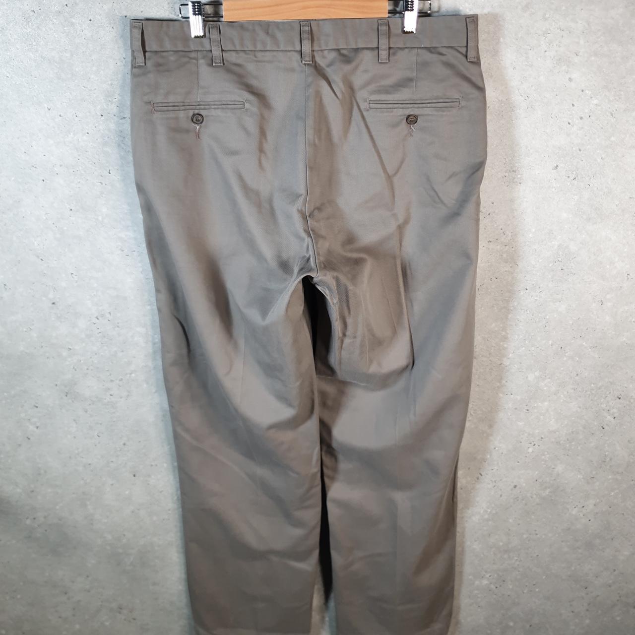 Vintage Lee Pant Chino Trousers Men’s W38 L32 Grey Relaxed Straight Big Fish Vintage