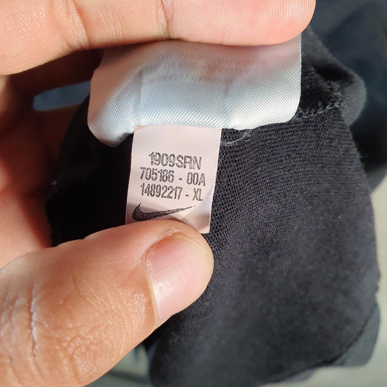 Vintage Nike Dri Fit Spellout T Shirt Men’s XL Black Logo Swoosh Athletic