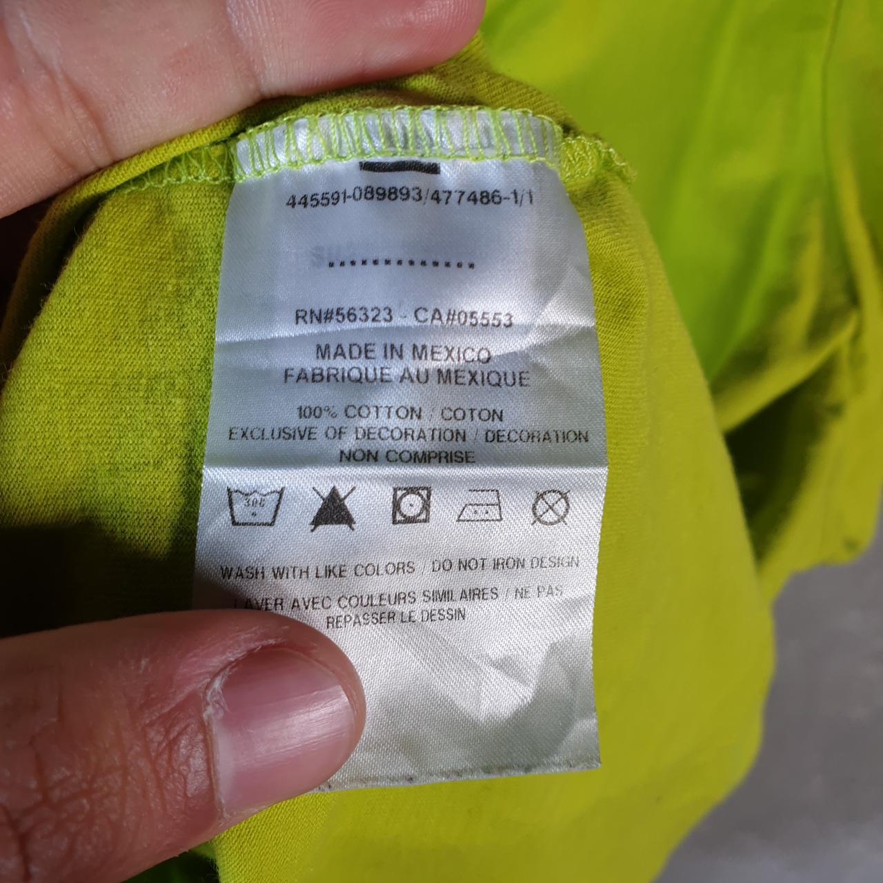 Vintage Nike Club T Shirt Womens XL Green Single Swoosh Logo Athletic C8277