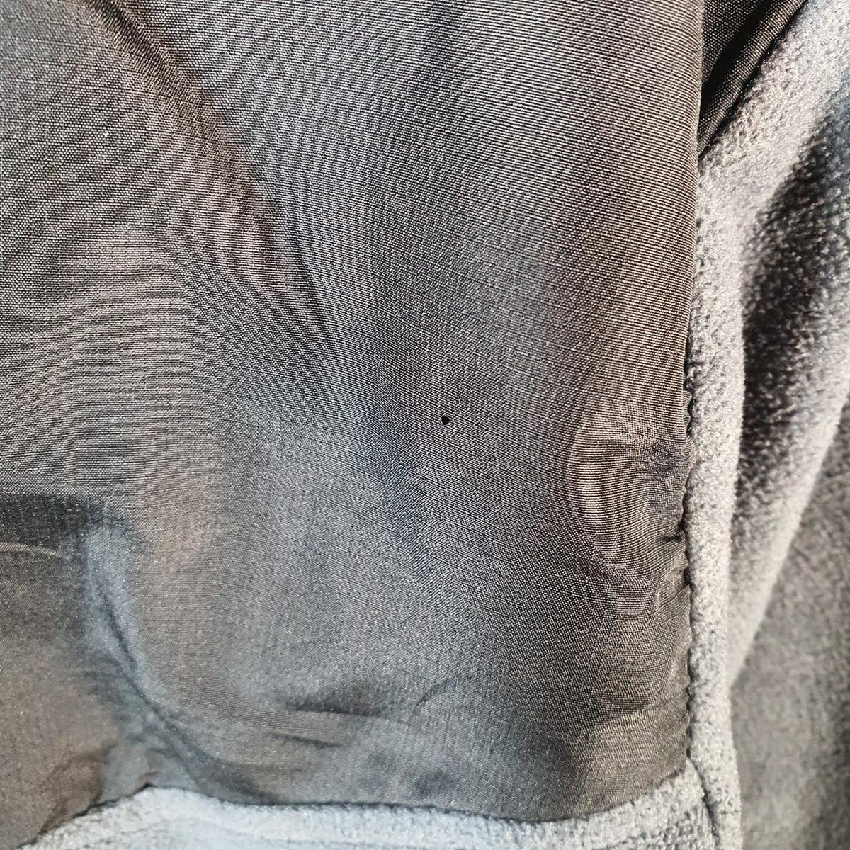Vintage Starter Fleece Sweatshirt Jacket Mens Large Grey 1/4 Zip Embroidered Logo