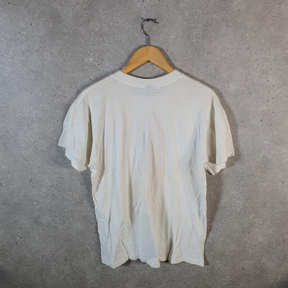 Vintage Jan Sport Teddy Bear Graphic 90s USA Single Stitch T Shirt Men’s Large White