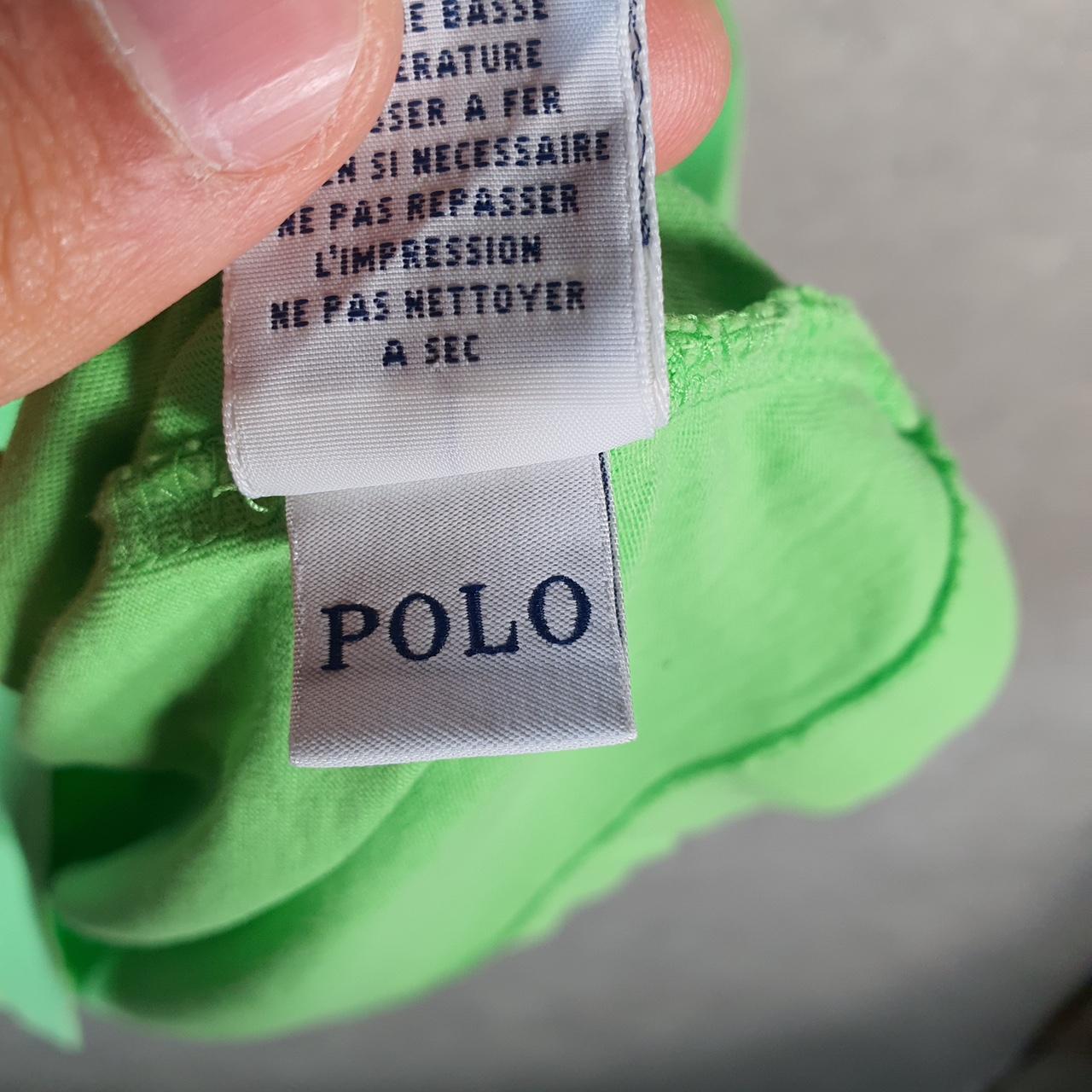 Vintage Ralph Lauren Polo Sport T Shirt Men’s Medium Green Custom Fit Embroidered Pony C8657