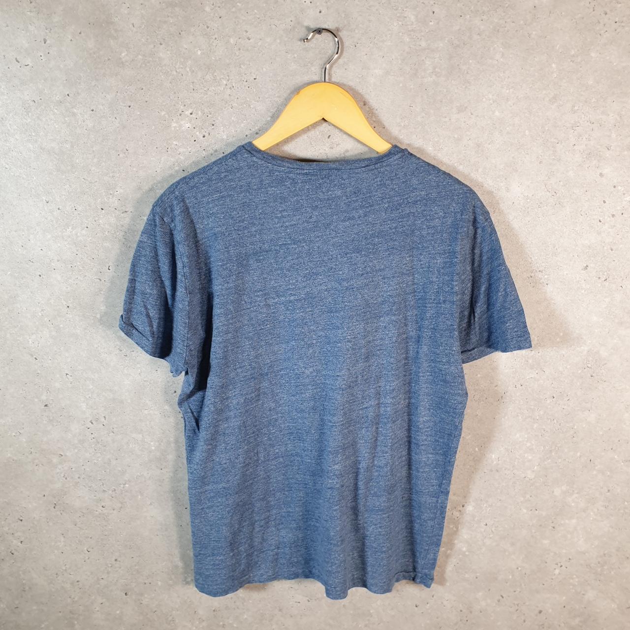 Vintage Ralph Lauren Polo T Shirt Men’s Small Blue Embroidered Classic Fit Pony C8604