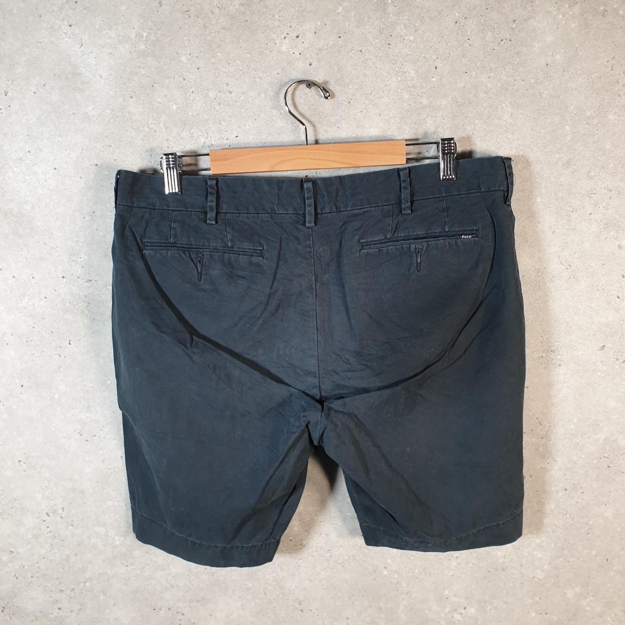 Vintage Ralph Lauren Polo Shorts Jorts Chino Cargo Men’s W36 Black Baggy Cotton