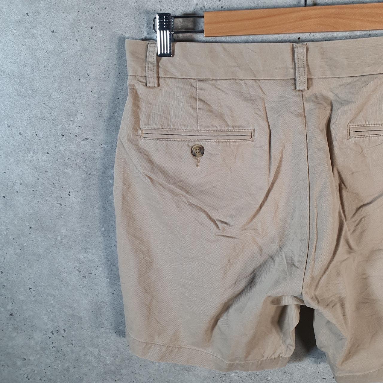 Vintage Ralph Lauren Polo Shorts Jorts Cargo Men’s W31 Beige Baggy Cotton A4654