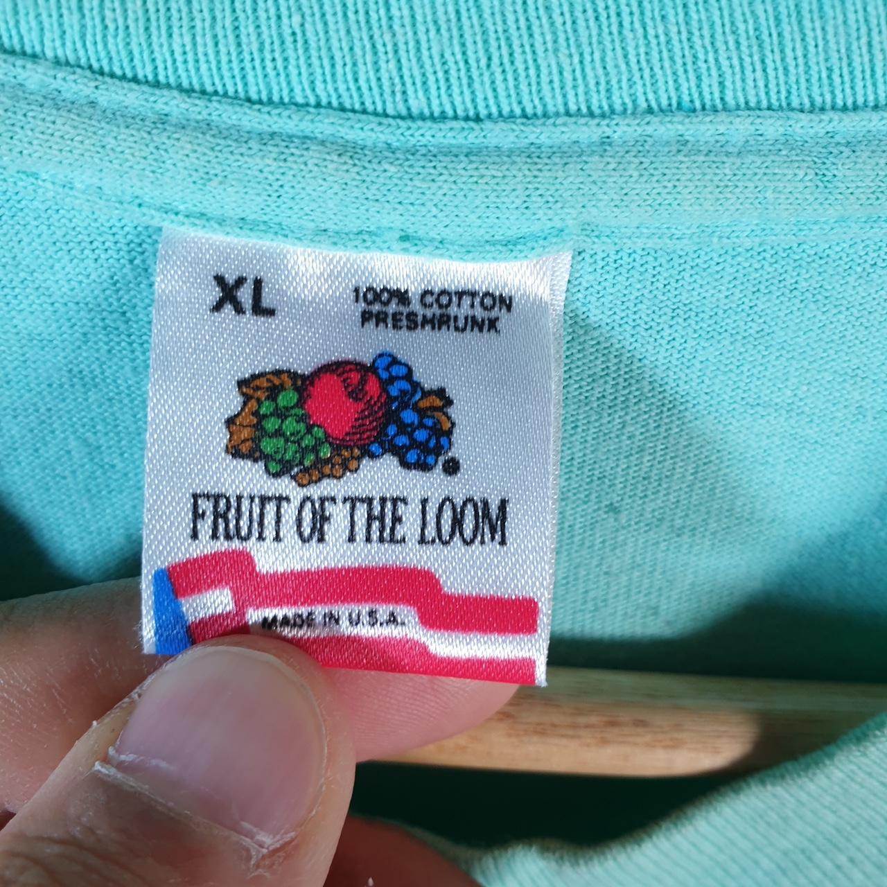 Vintage Fruit of the Loom Sharrons Hideaway Trinidad 90s Single Stitch T Shirt Men’s XL Blue