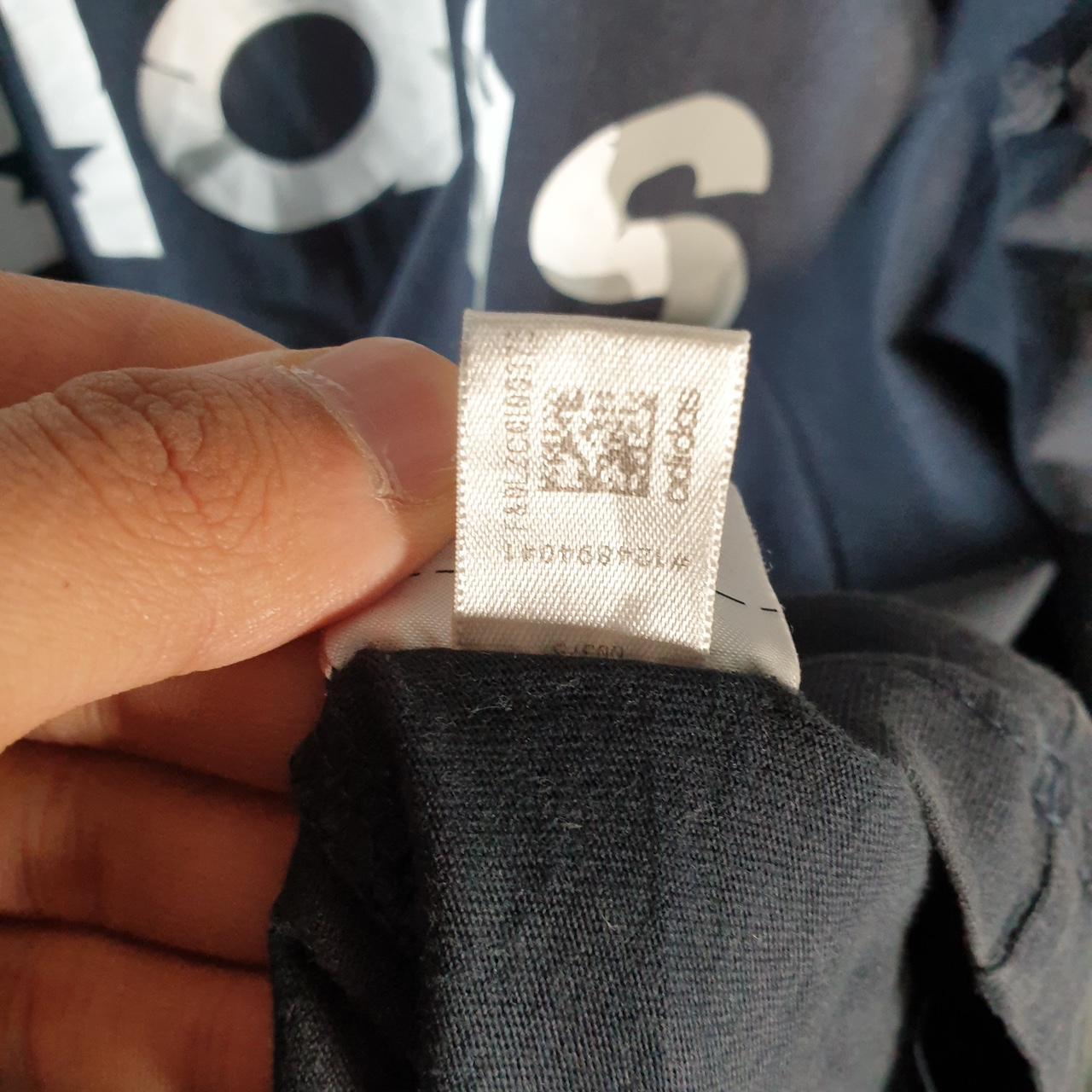 Vintage Adidas Spellout T Shirt Men’s Large Blue Three Stripes Logo Athletic