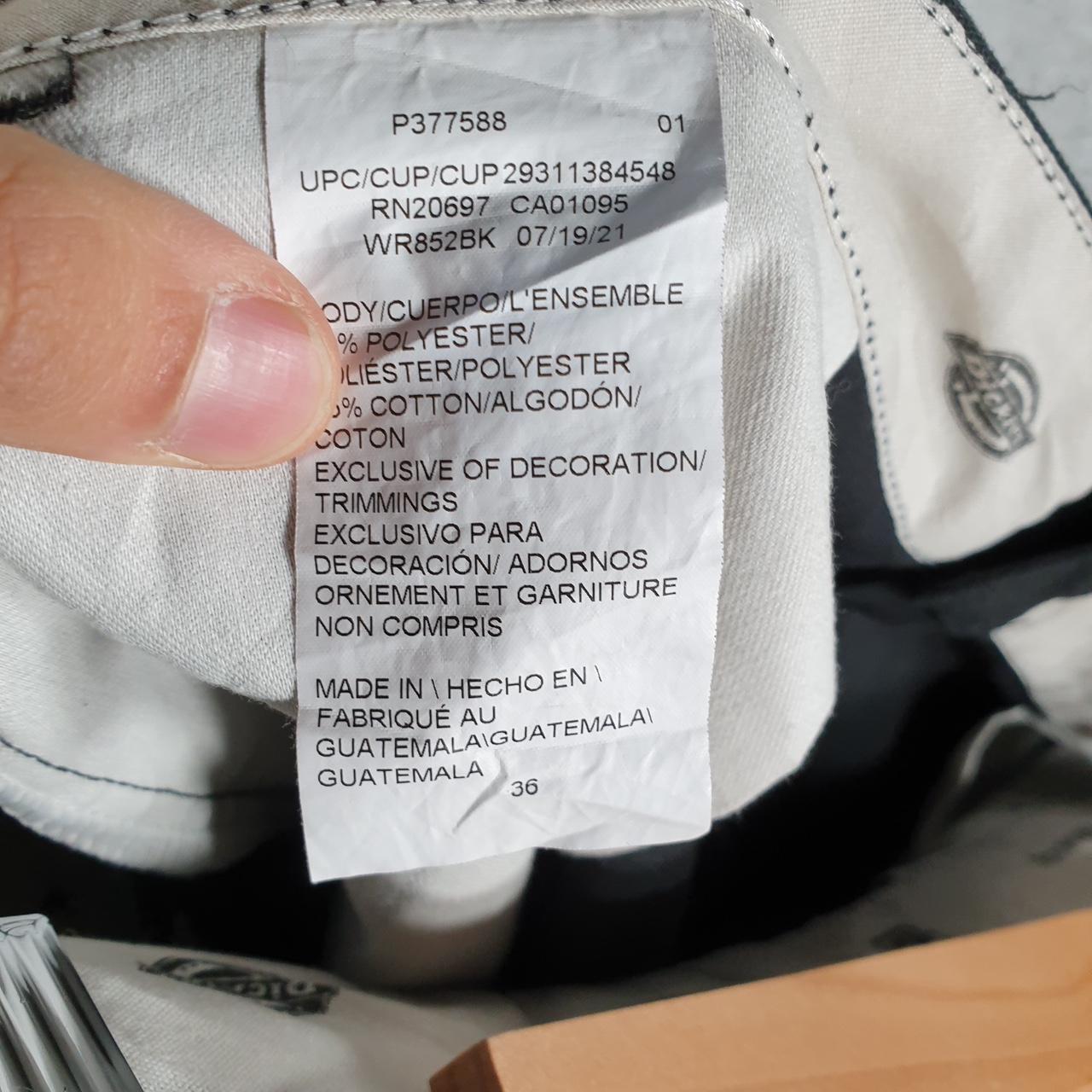 Vintage Dickies Flex Baggy Chino Shorts Jorts Cargo Mens W36 Black Relaxed Fit