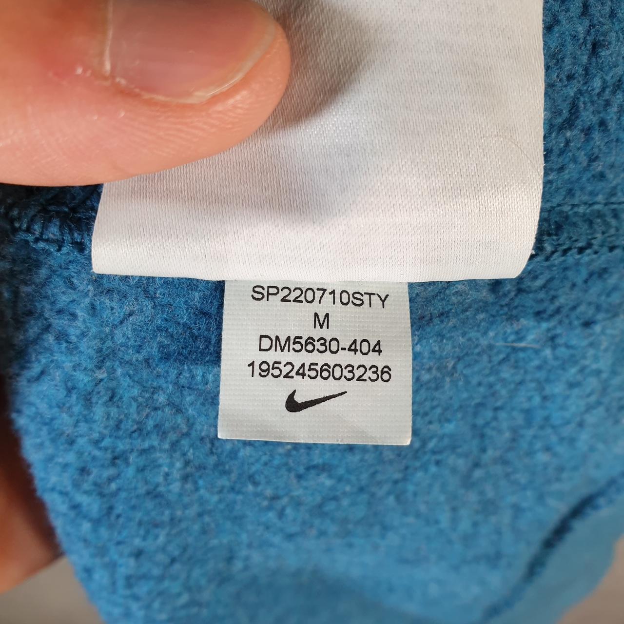 Vintage Nike Club Embroidered Sweatshirt Men’s Medium Blue Swoosh Y2K Pullover