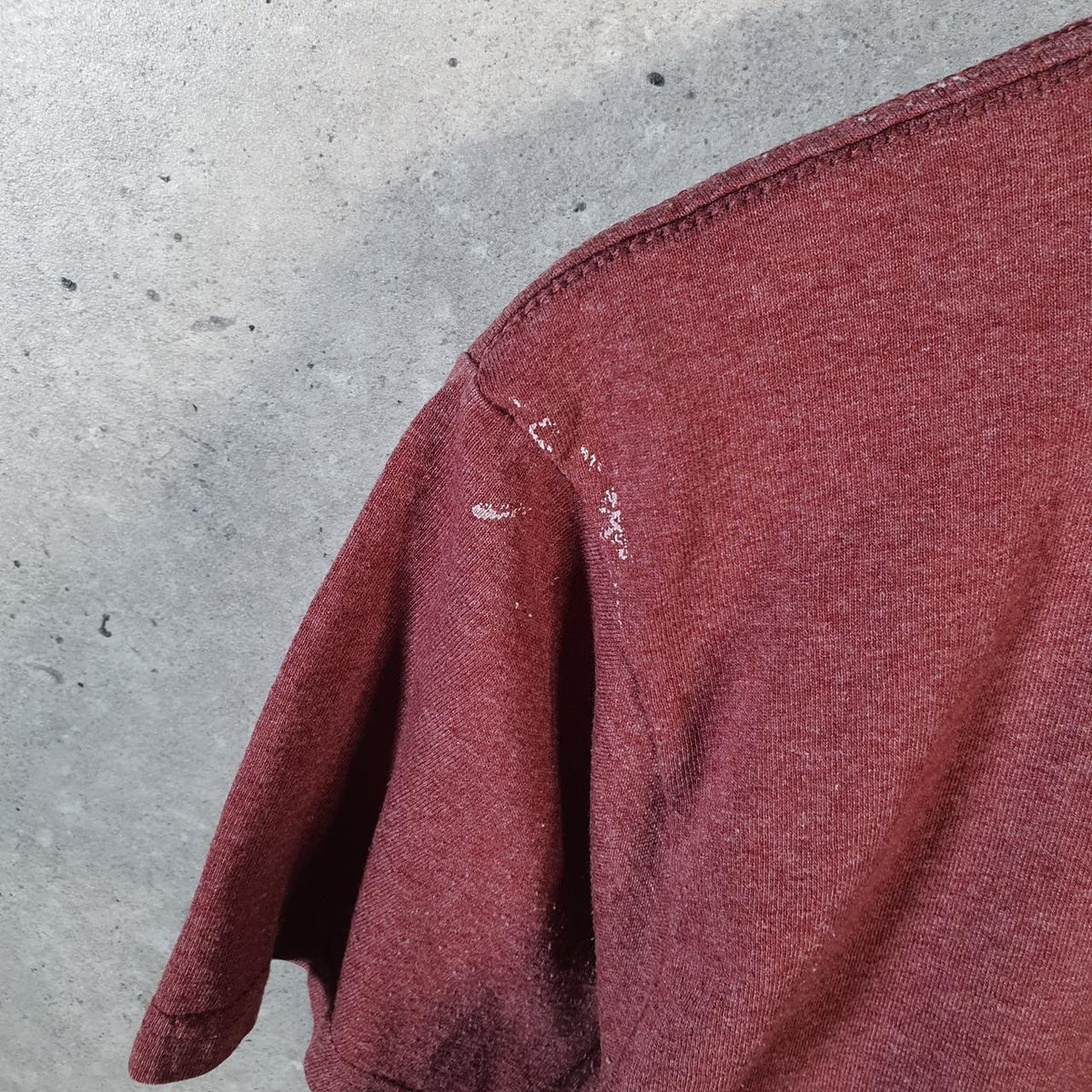 Vintage Vans Off the Wall Spellout T Shirt Men’s Small Burgundy Classic Fit Casual