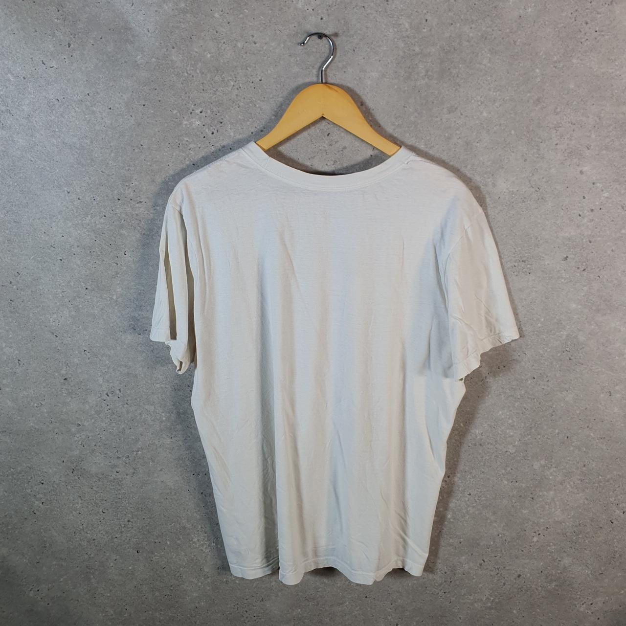 Vintage Nike Air Spellout T Shirt Men’s Large White Logo Swoosh Athletic