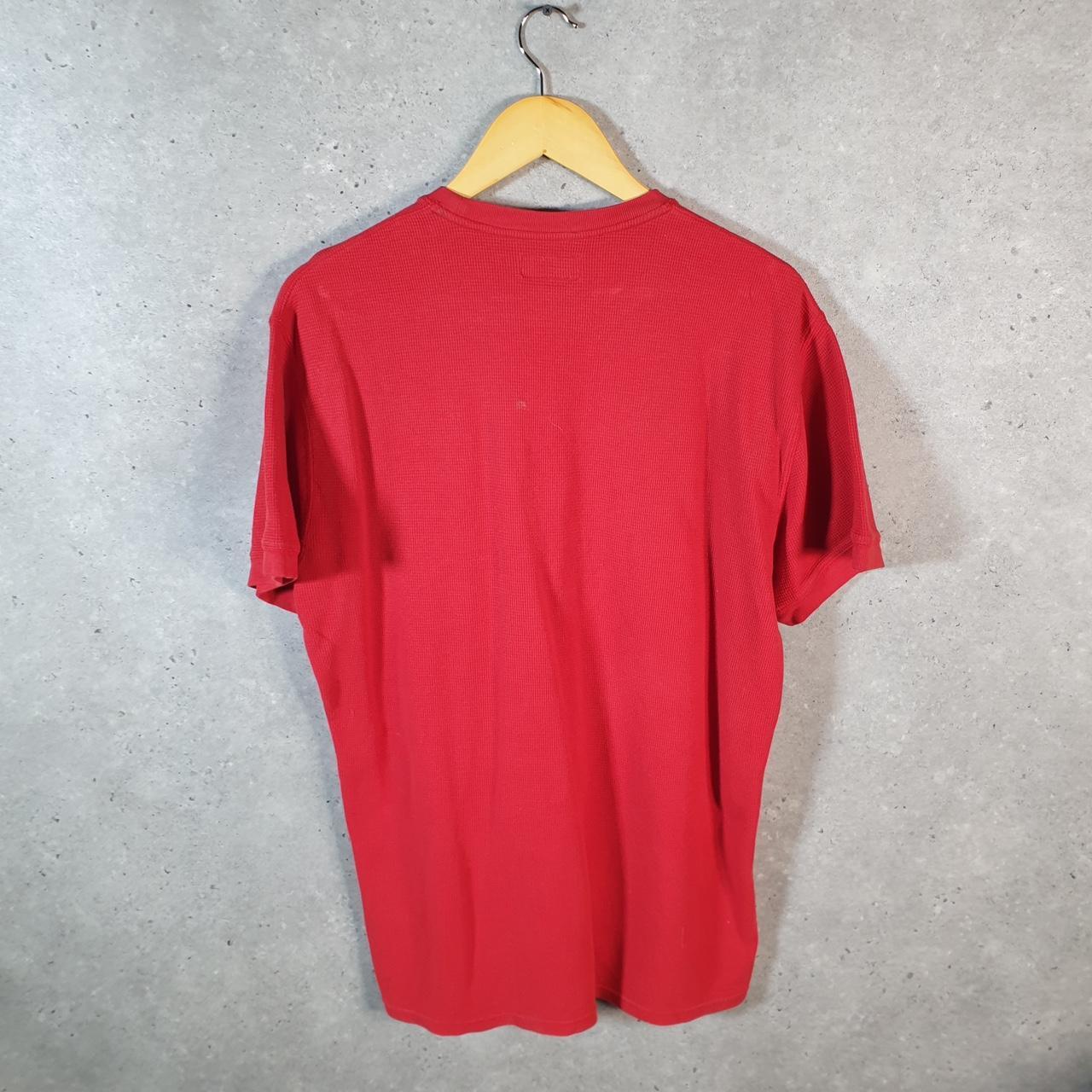 Vintage Ralph Lauren Polo T Shirt Men’s Large Red Embroidered Classic Fit Pony C9147