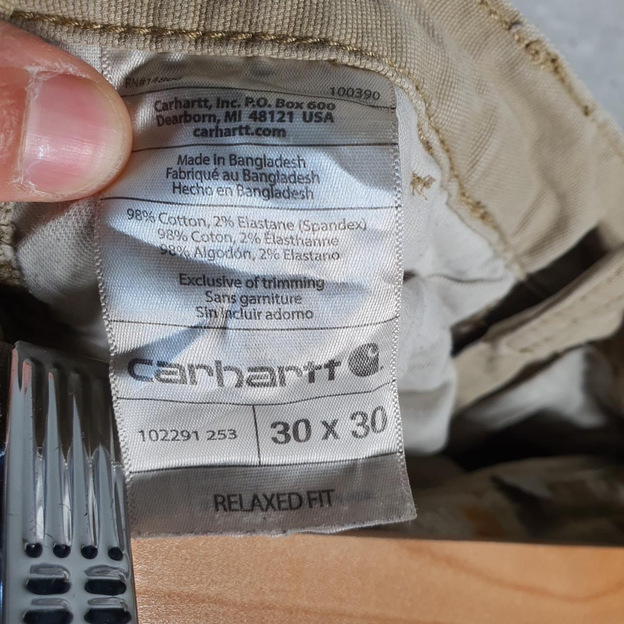 Vintage Carhartt Carpenter Trousers Mens W30 L30 Brown Relaxed Fit Workwear USA