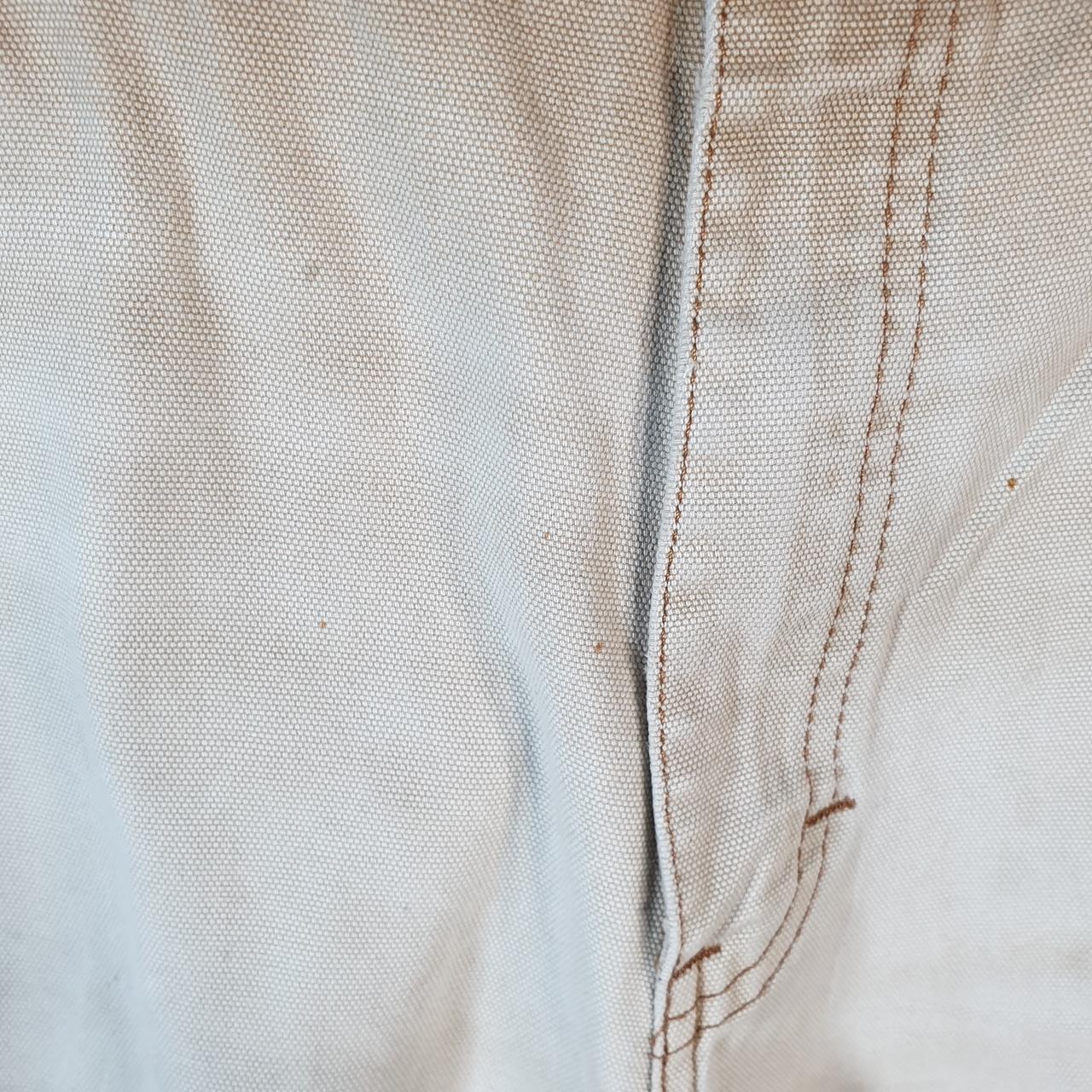 Vintage Dickies Baggy Carpenter Chino Shorts Jorts Cargo Mens W34 Brown Relaxed Fit