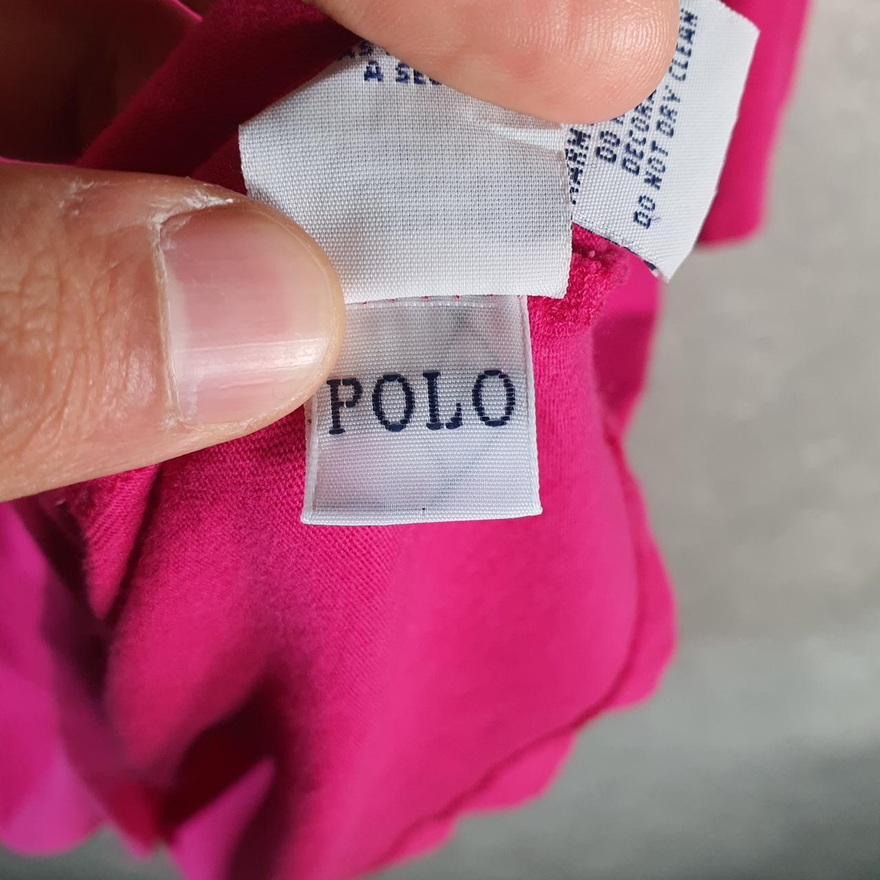 Vintage Ralph Lauren Polo Sport T Shirt Men’s XL Pink Custom Fit Embroidered Pony C8675