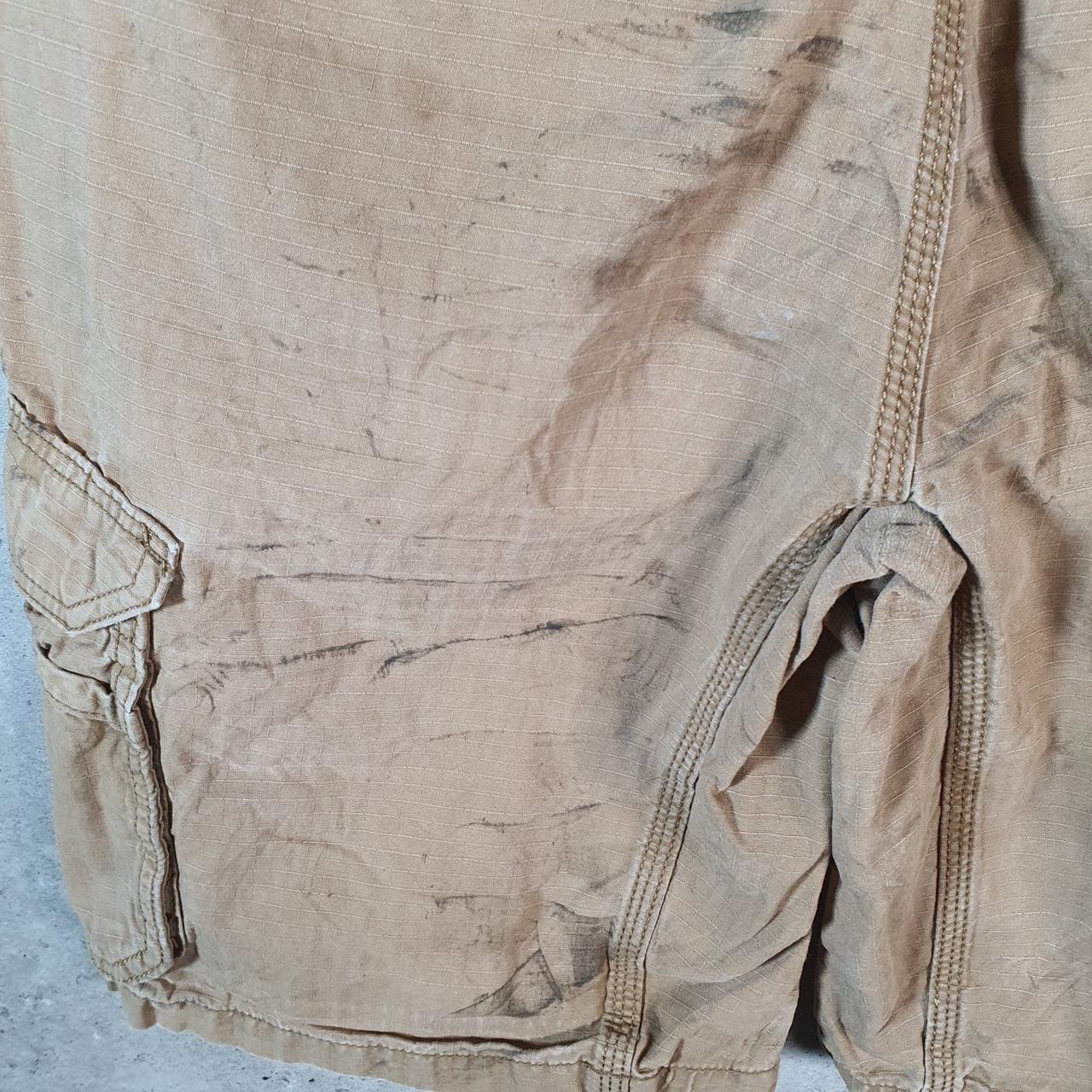 Vintage Carhartt Baggy Carpenter Shorts Jorts Cargo Men’s W34 Brown Relaxed Fit Workwear A4830