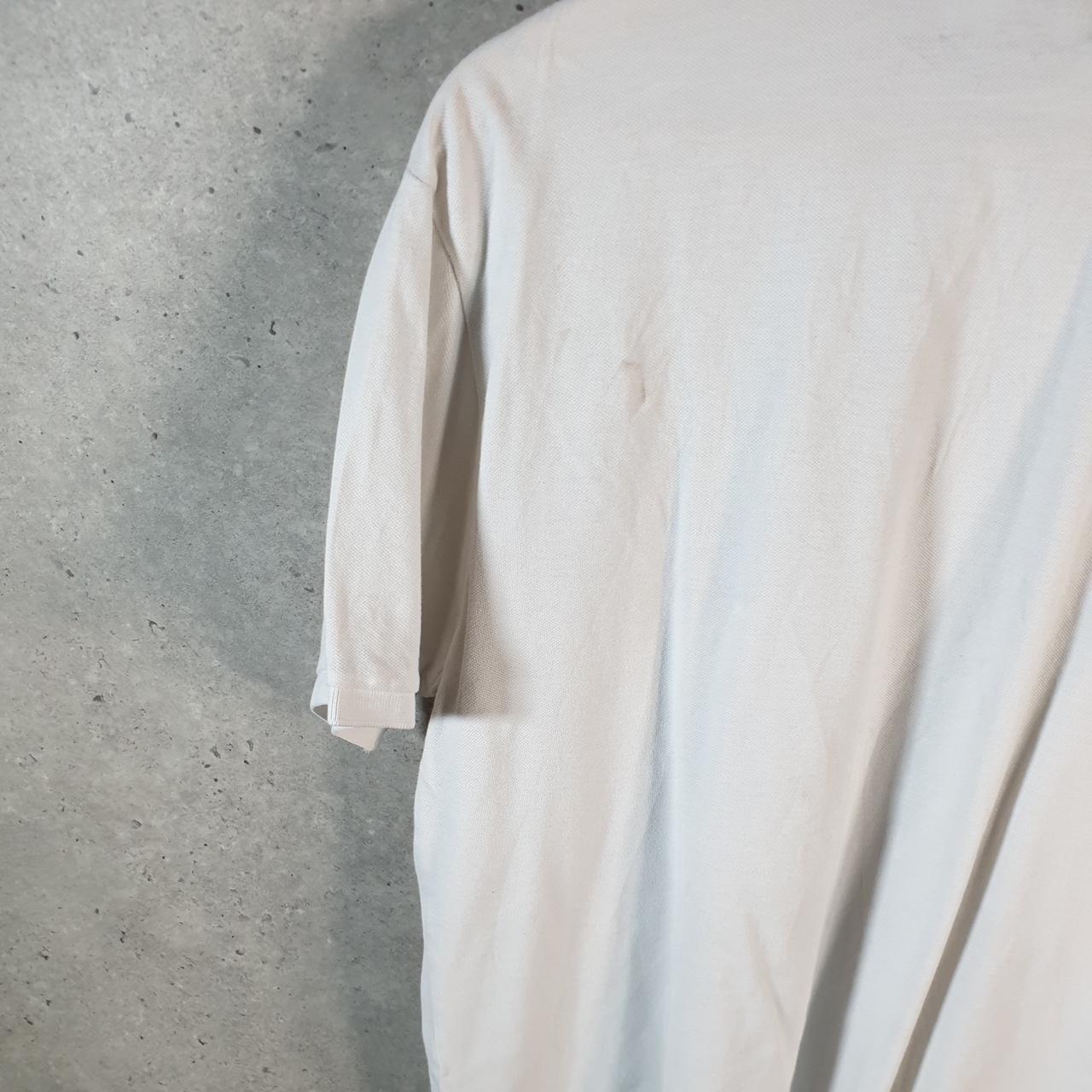 Vintage Ralph Lauren Polo Shirt Men’s XL White Custom Fit Embroidered Pony