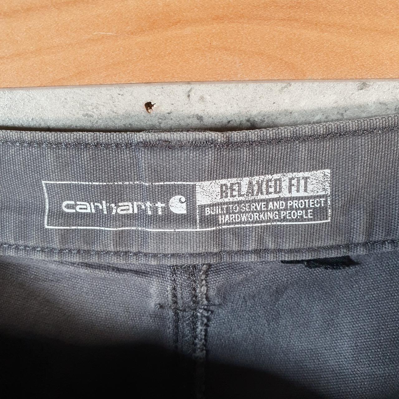 Vintage Carhartt Baggy Carpenter Shorts Jorts Cargo Men’s W36 Grey Relaxed Fit Workwear A4878