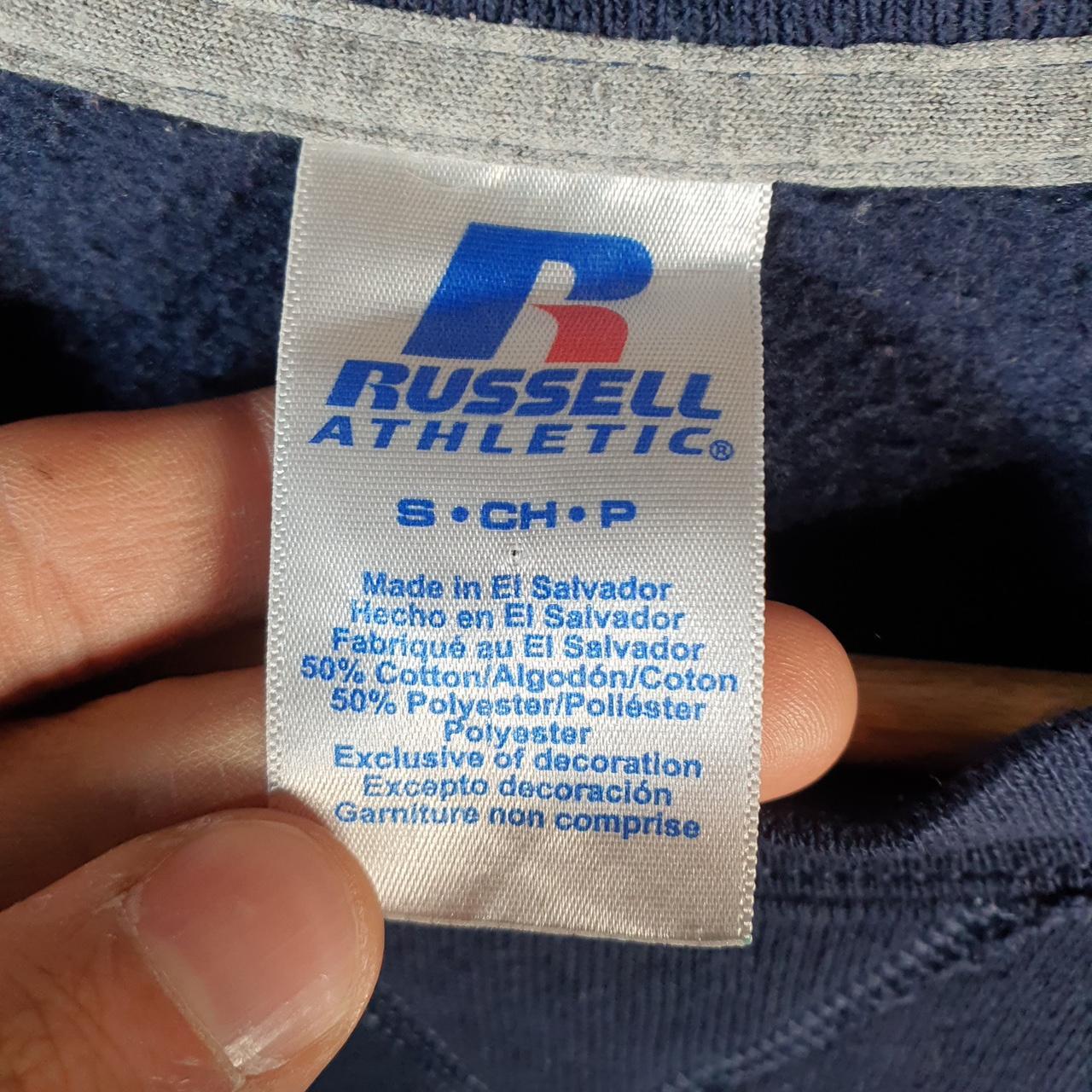 Vintage Russell Athletic Uni Maine Black Bears Sweatshirt Men’s S Navy Blue Pullover