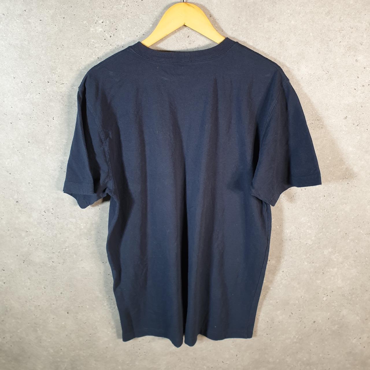 Vintage Carhartt Pocket T Shirt Men’s Small Navy Blue Workwear Chore Utility Loose Fit C9299