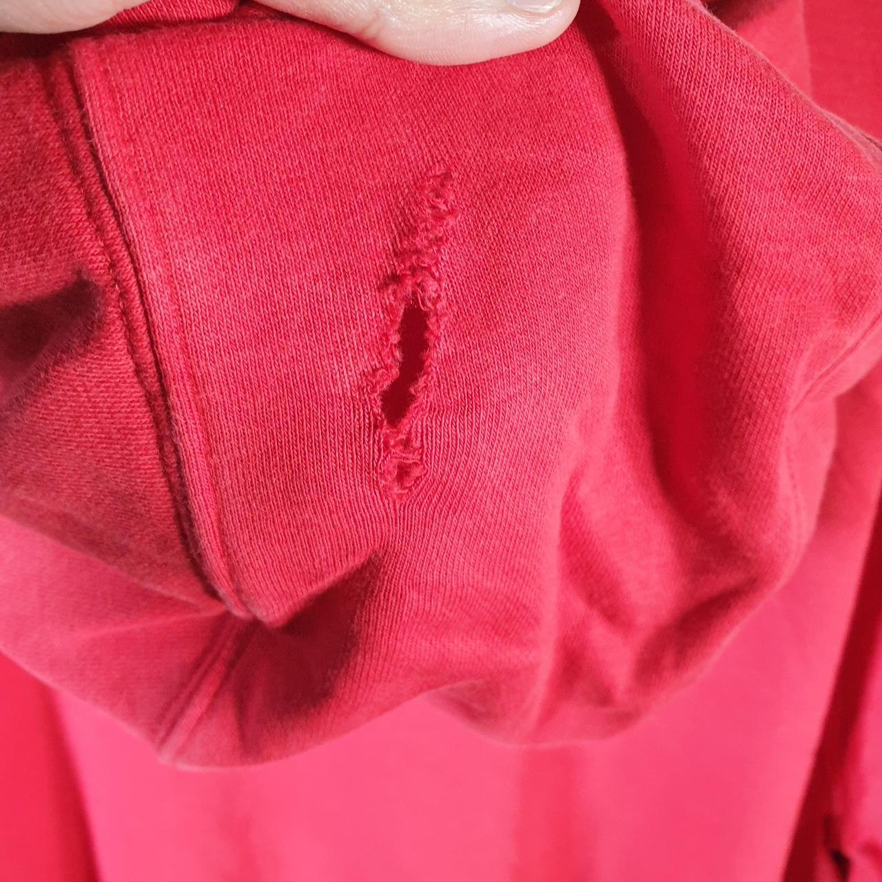 Vintage Nike Club Spellout Hoodie Men’s Medium Red Swoosh Y2K Pullover