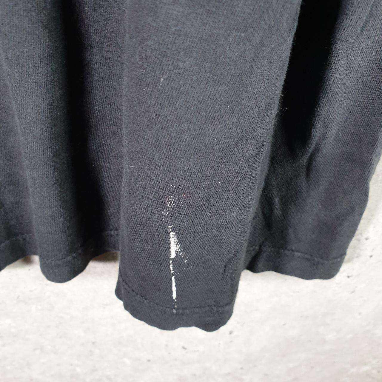 Vintage Hanes Her Way Flowers Graphic 90s USA Single Stitch T Shirt Womens XL Black Big Fish Vintage