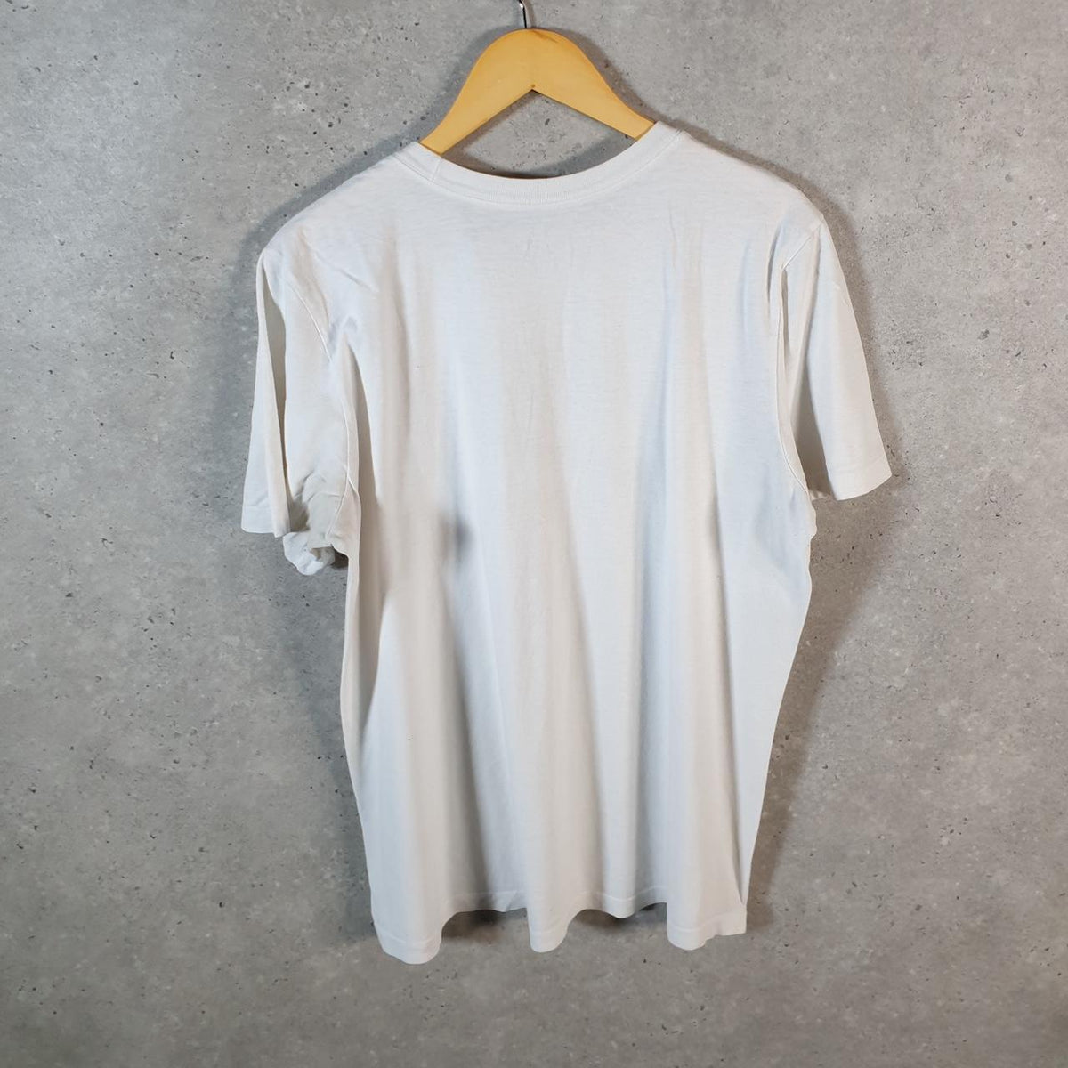 Vintage Nike Spellout Sportswear T Shirt Men’s Large White Logo Swoosh Athletic