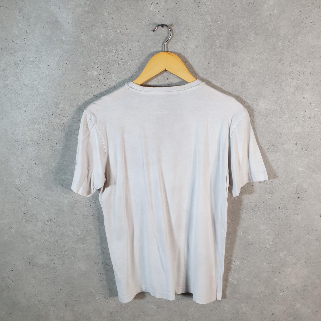 Vintage Adidas Athletes T Shirt Men’s Small White Three Stripes Athletic