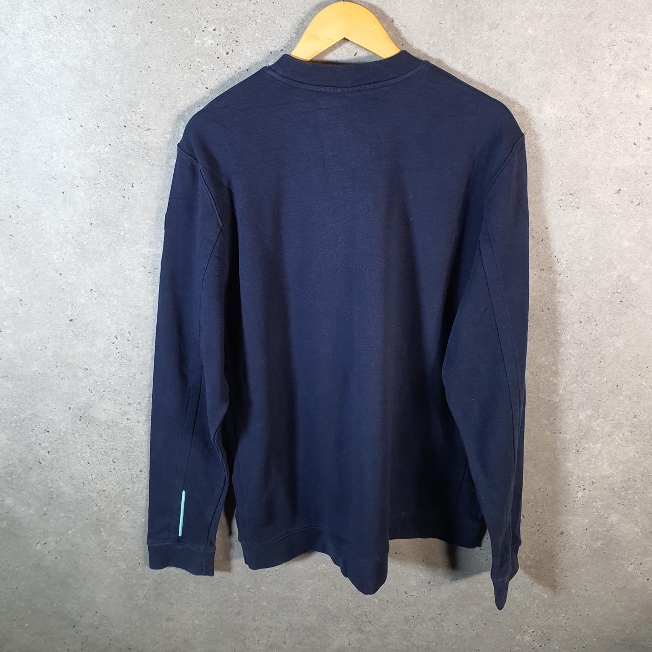 Vintage Nike 90s Embroidered Sweatshirt Men’s XL Navy Blue Swoosh Y2K Pullover