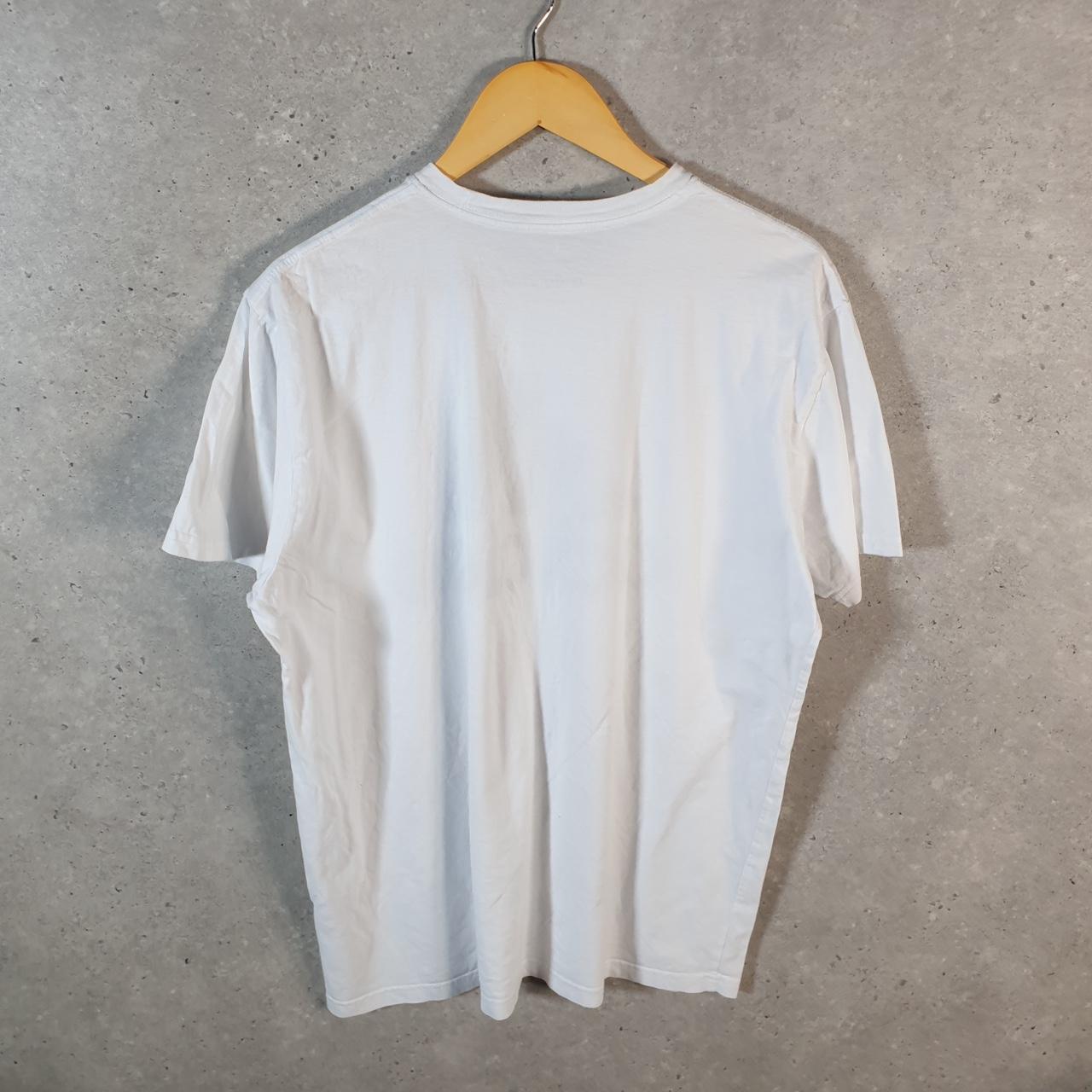 Vintage Adidas Golf Spellout T Shirt Men’s XL White Three Stripes Athletic