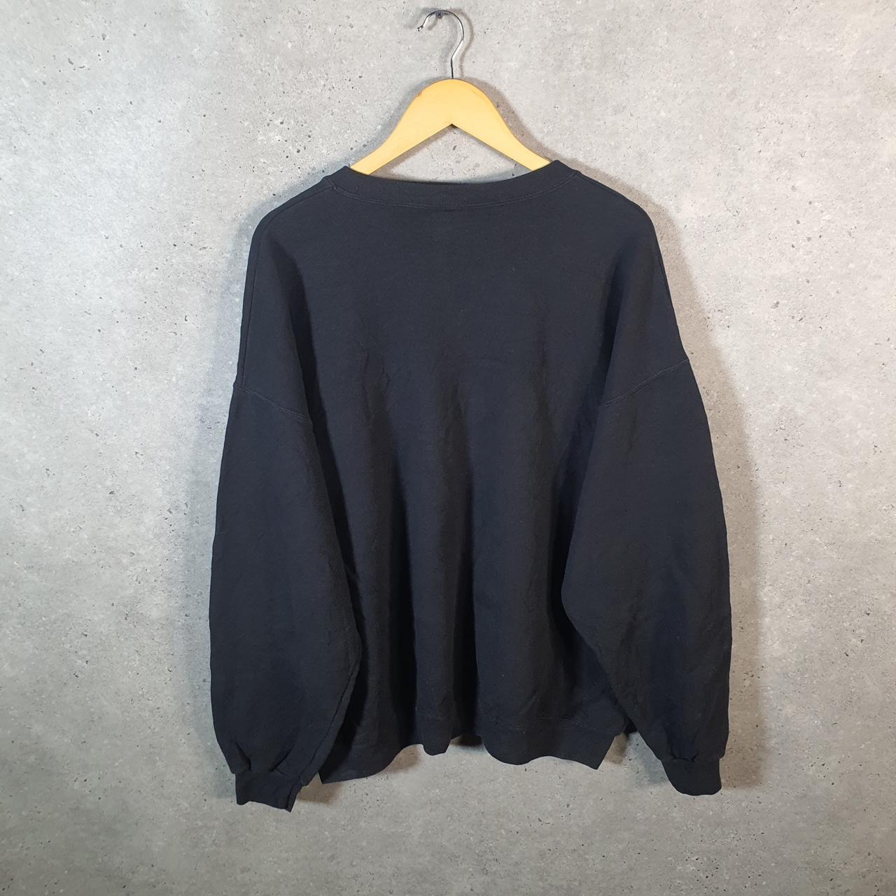 Vintage Lee Heavyweight Sweatshirt Men’s XL Black USA Amcor Flexibles Embroidered