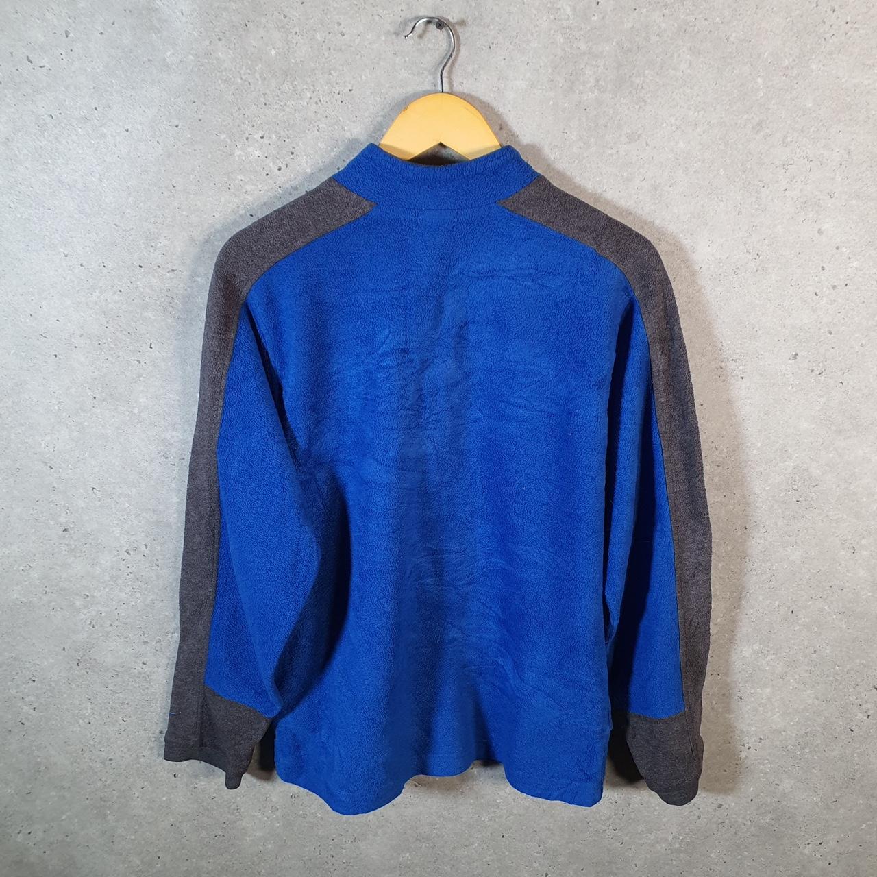 Vintage Nike Team 90s Fleece Kansas State Sweatshirt Womens XL Blue Y2K 1/4 Zip