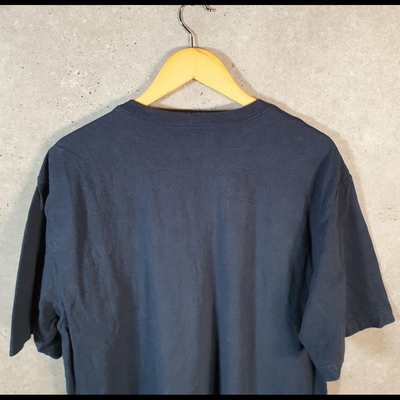 Vintage Carhartt Pocket T Shirt Men’s Medium Navy Blue Workwear Chore Utility Loose Fit C9182