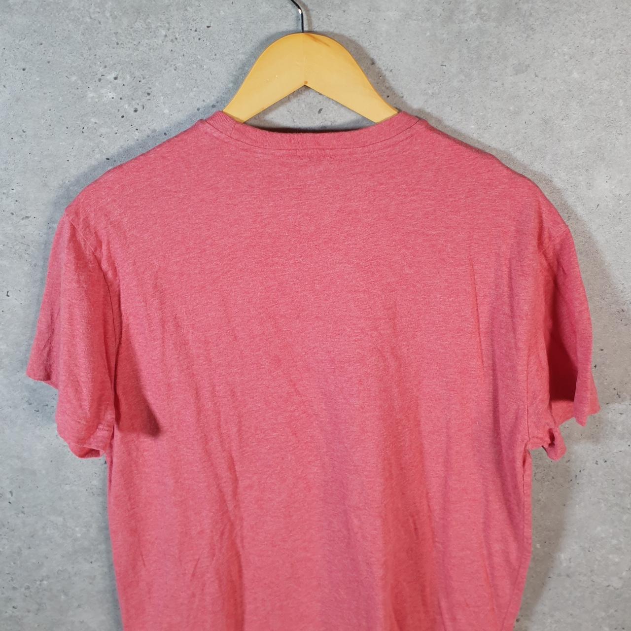 Vintage Ralph Lauren Polo T Shirt Men’s Small Pink Embroidered Classic Fit Pony C9157